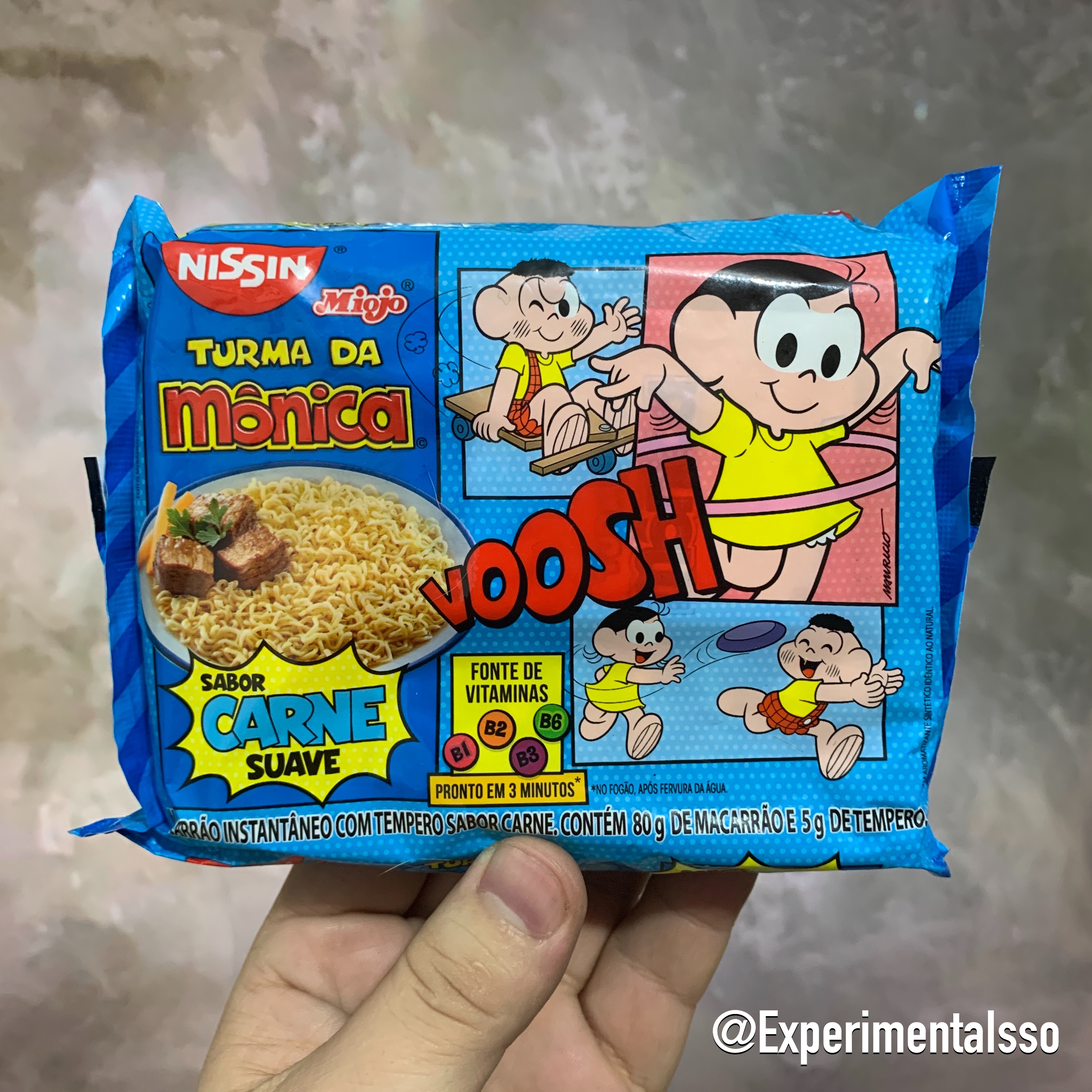 🇧🇷Nissin Miojo Turma da Mônica sabor Carne