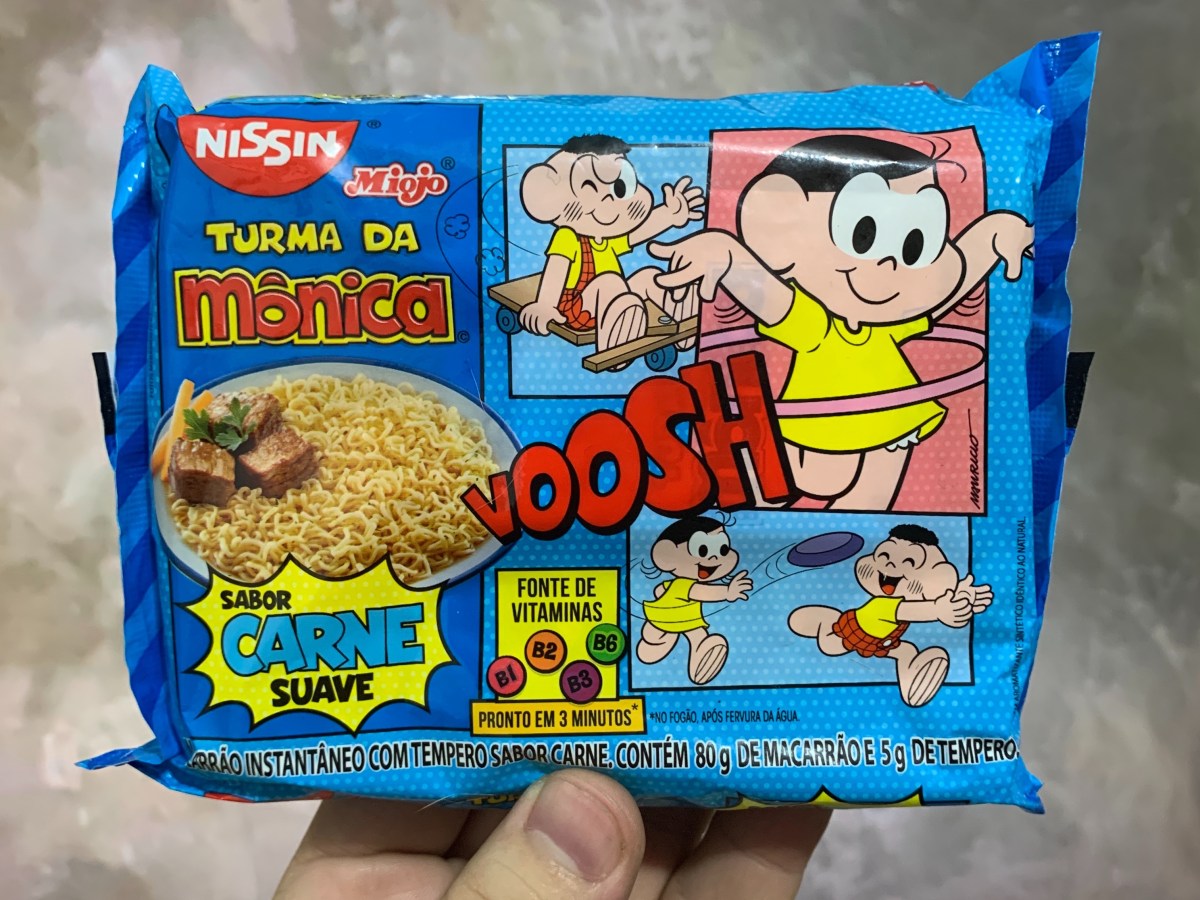 🇧🇷Nissin Miojo Turma da Mônica sabor Carne