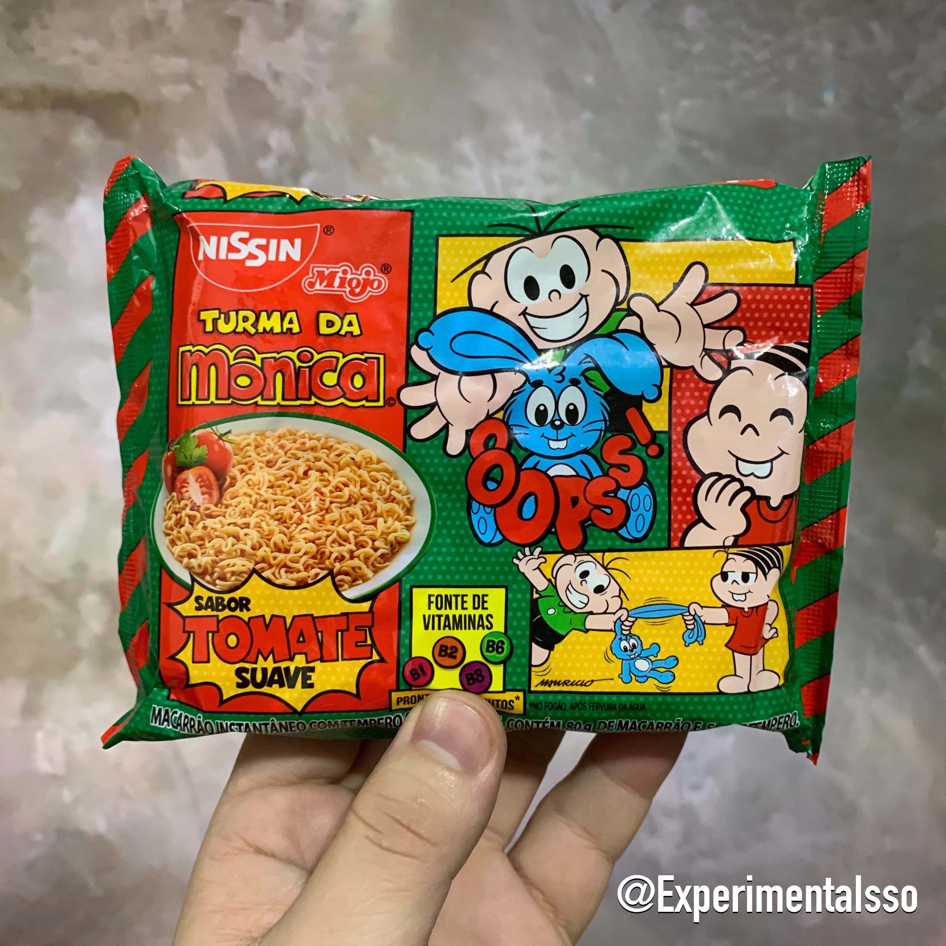 🇧🇷Nissin Miojo Turma da Mônica sabor Tomate