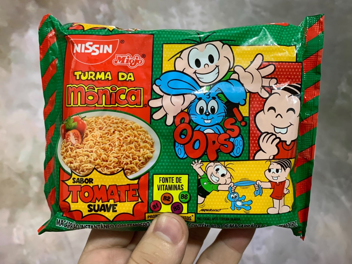 🇧🇷Nissin Miojo Turma da Mônica sabor Tomate