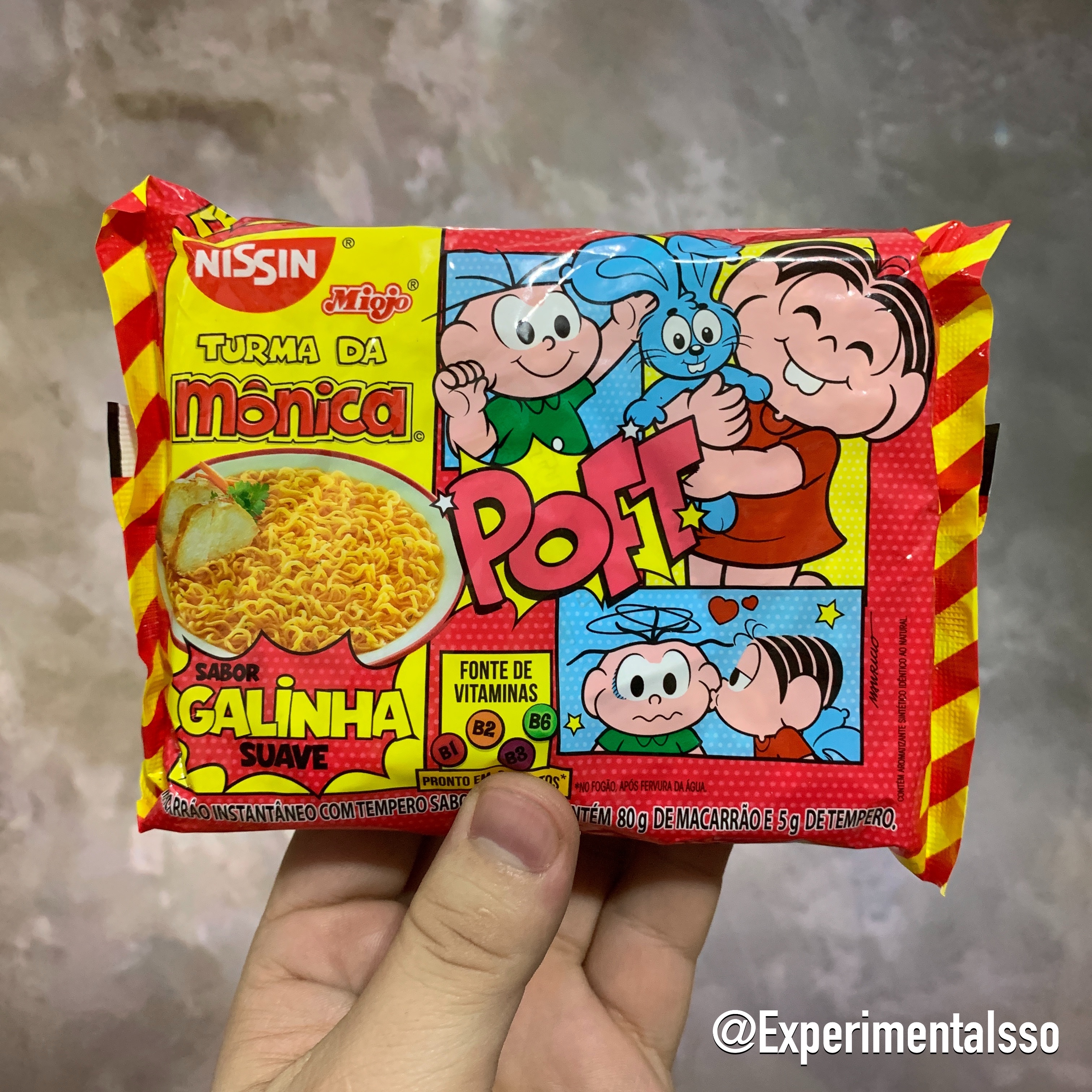 🇧🇷Nissin Miojo Turma da Mônica sabor Galinha (Brasil, 2020)