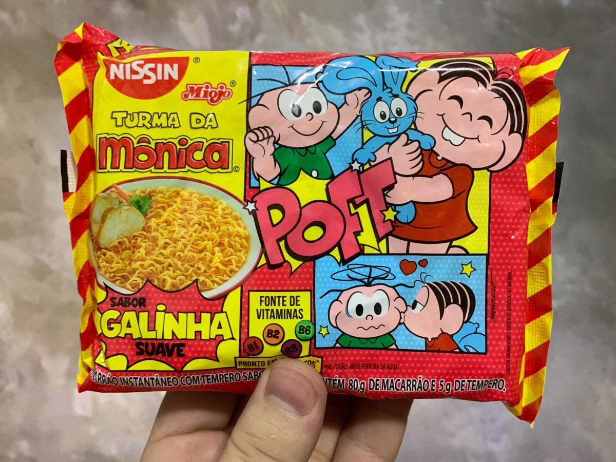 🇧🇷Nissin Miojo Turma da Mônica sabor Galinha (Brasil, 2020)