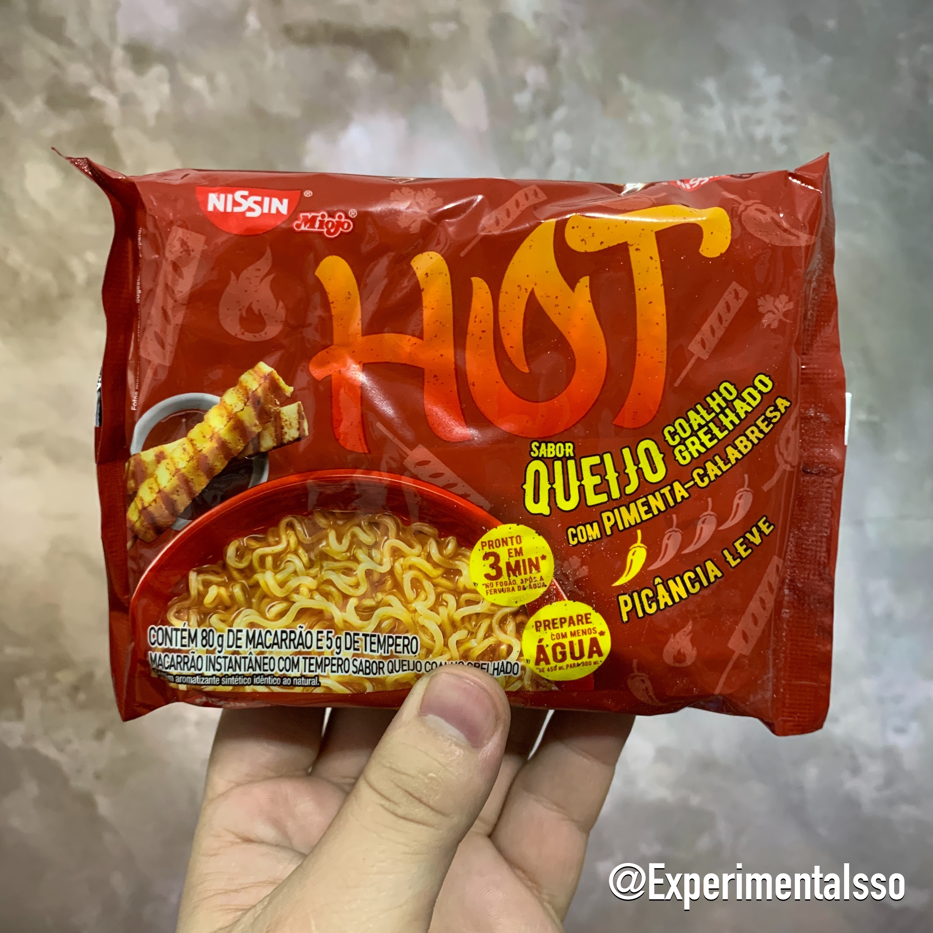 🇧🇷Nissin Hot Queijo Coalho Grelhado com Pimenta-Calabresa