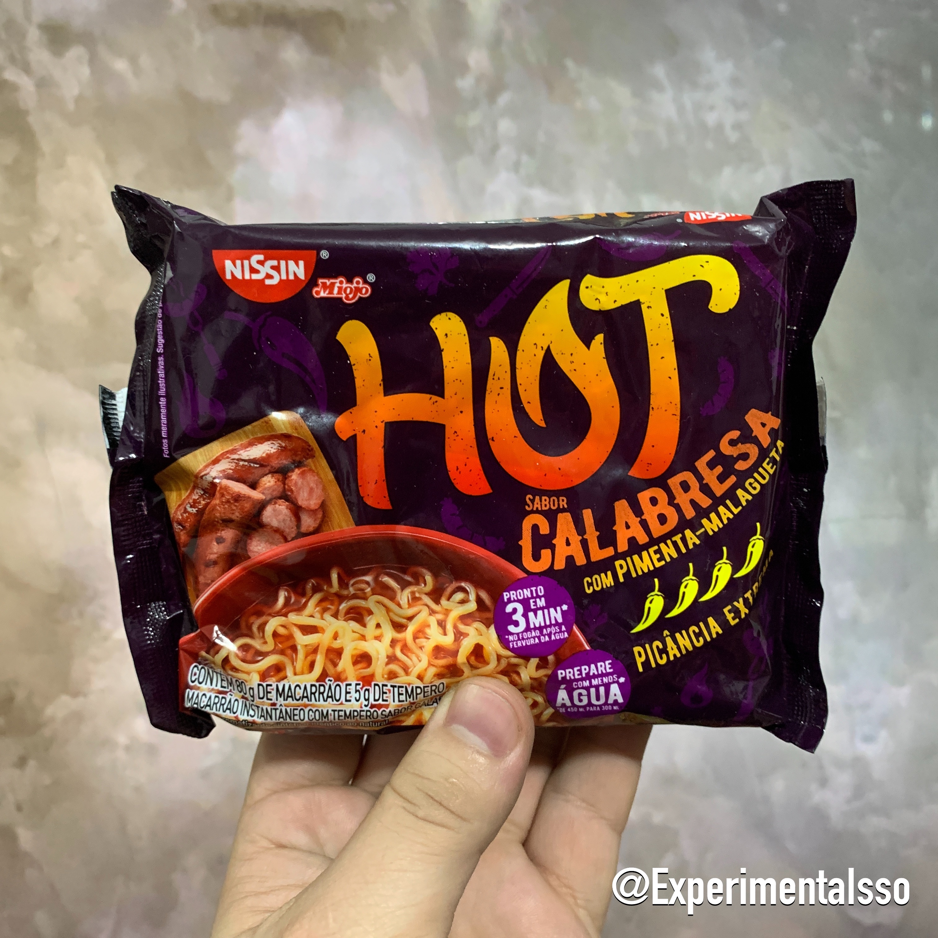 🇧🇷Nissin Hot Calabresa com Pimenta-Malagueta