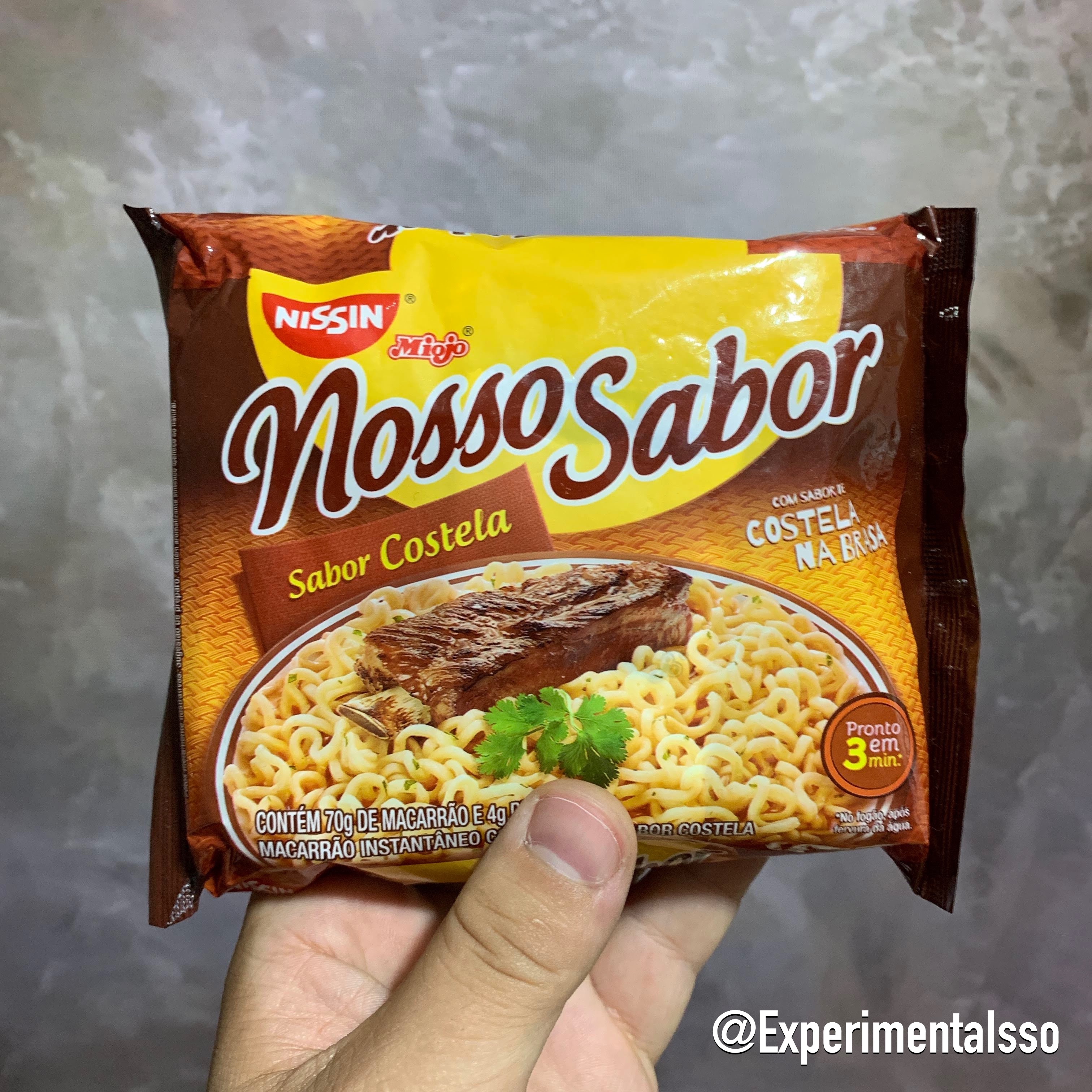 🇧🇷Nissin Miojo Nosso Sabor Costela (Brasil, 2019)