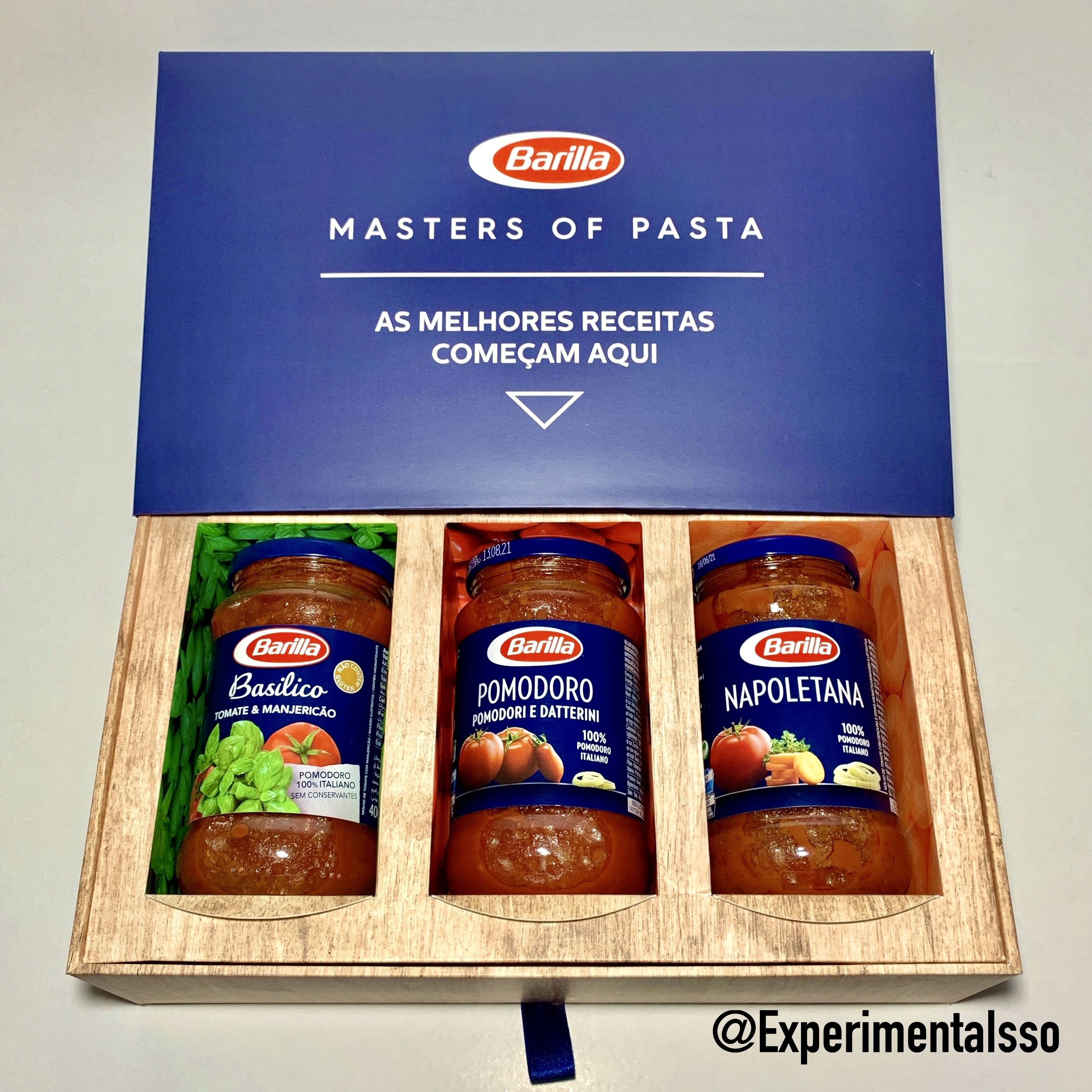 🇧🇷Masters Of Pasta – Molhos Basilico, Pomodoro e Napoletana Barilla