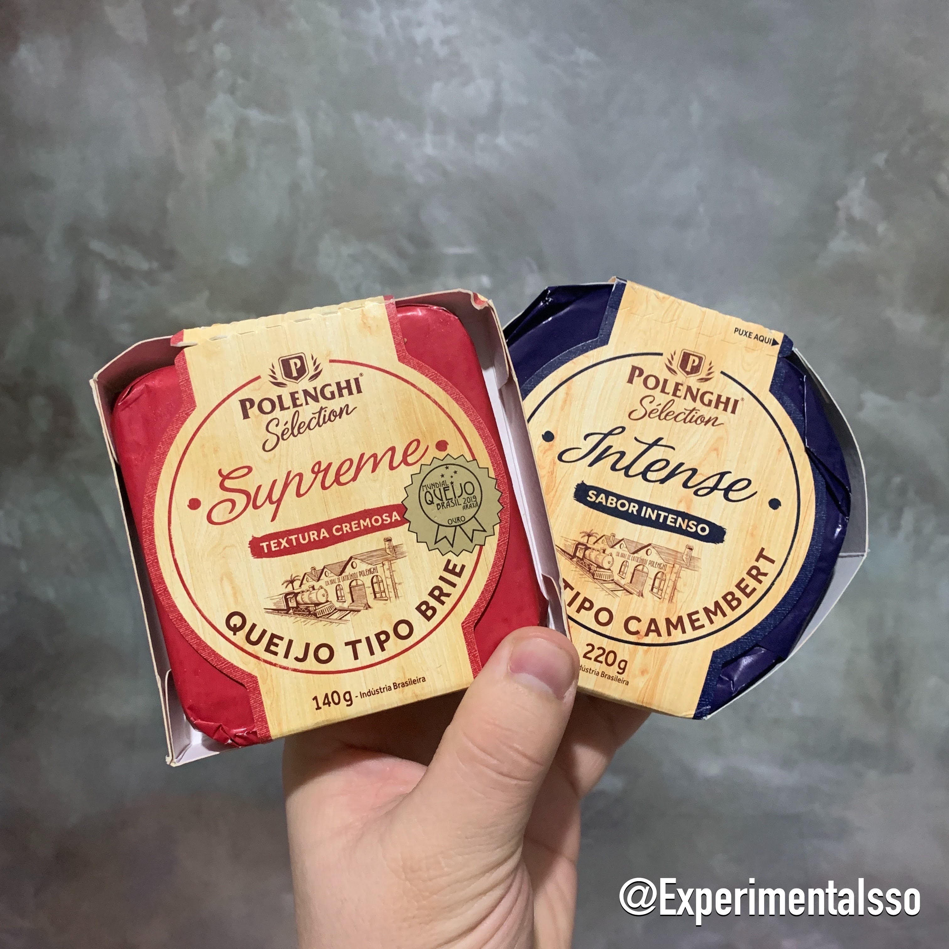 🇧🇷POLENGHI Queijo Camembert Intense e Queijo Brie Intense