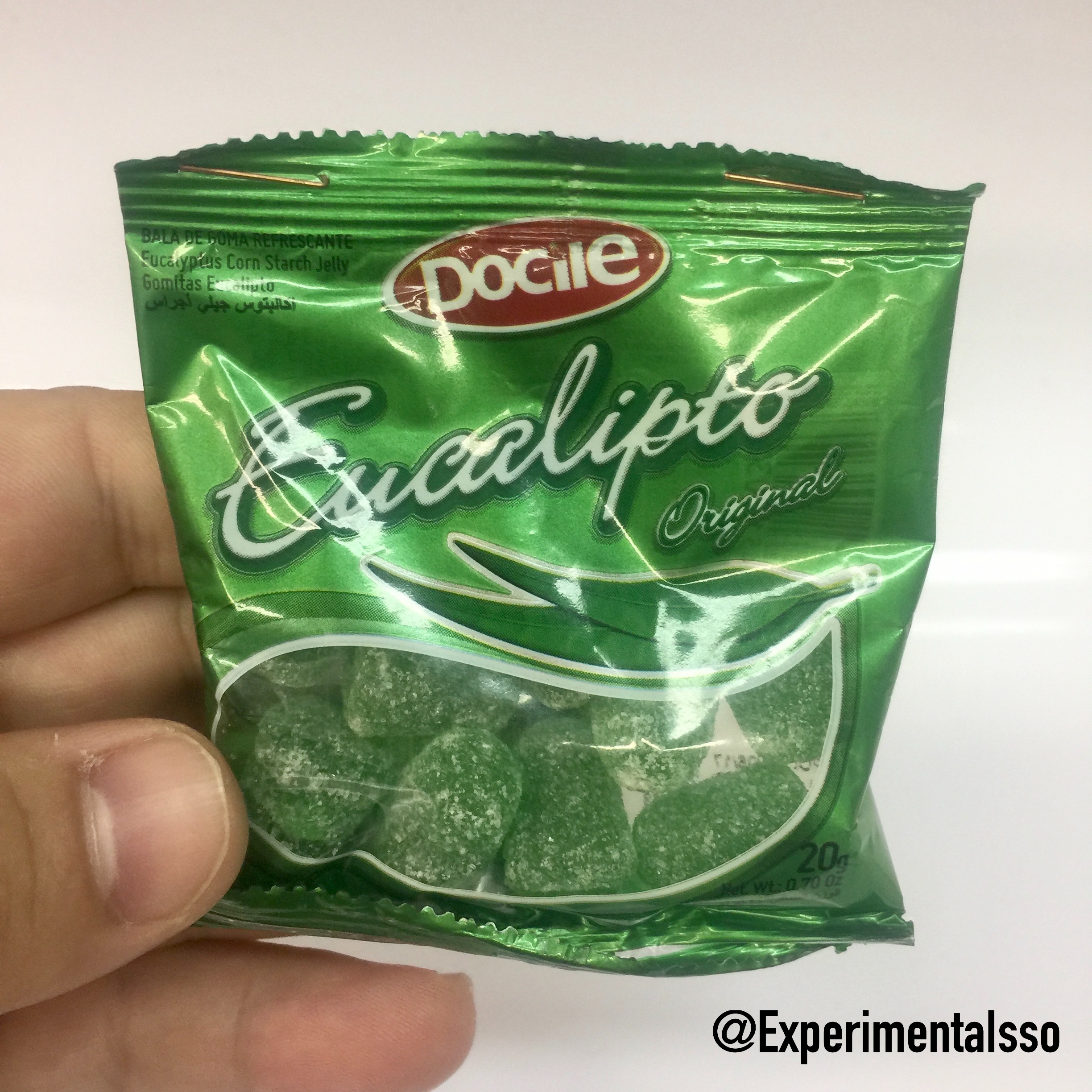🇧🇷Bala de Goma Eucalipto Original – Docile