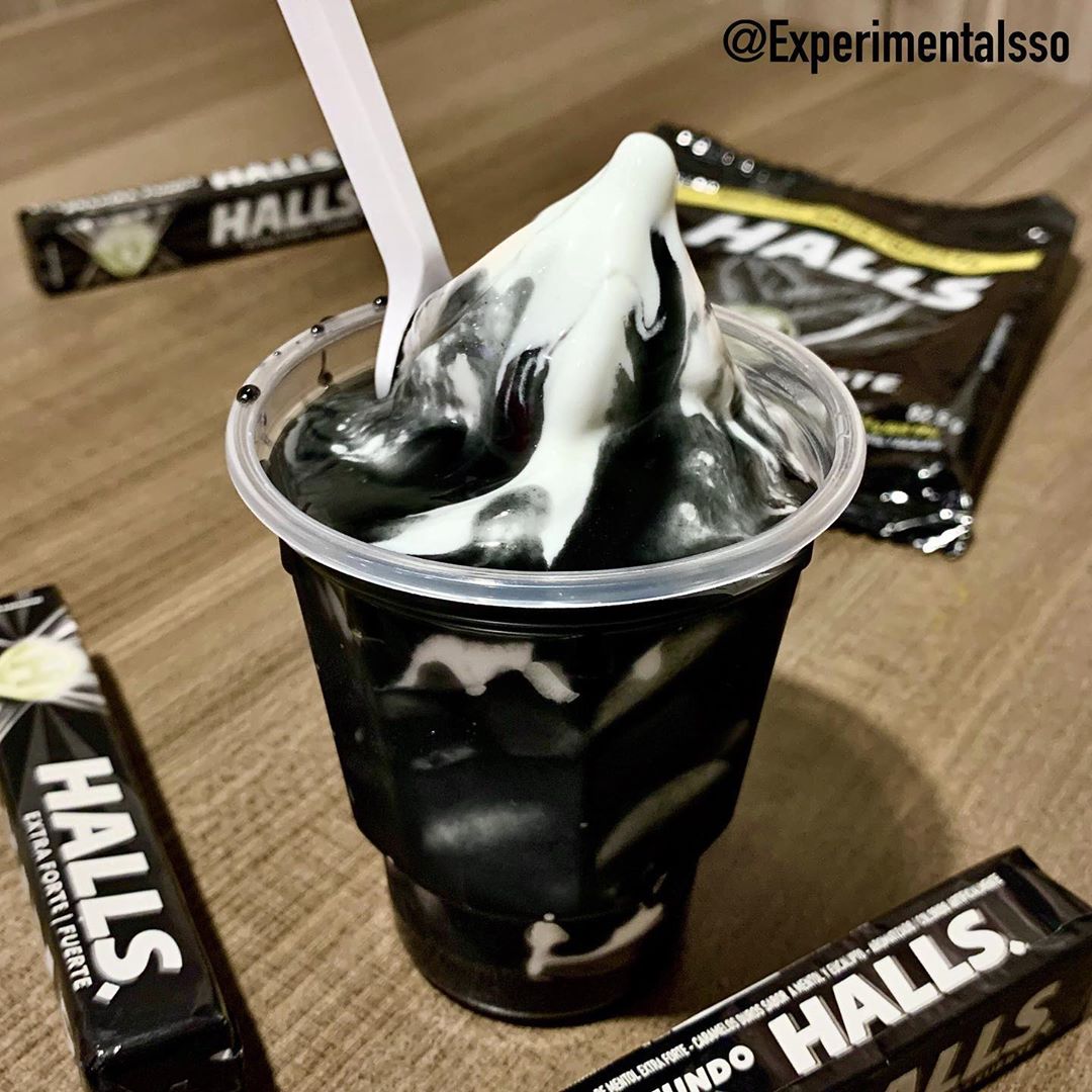 🇧🇷MilkShake e Sundae de Halls Preto! 🥶 – @ExperimentaIsso
