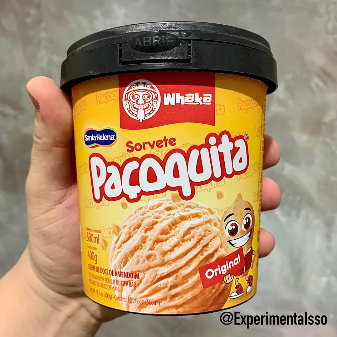 🇧🇷Sorvete de Paçoquita! 🥜😍❤️