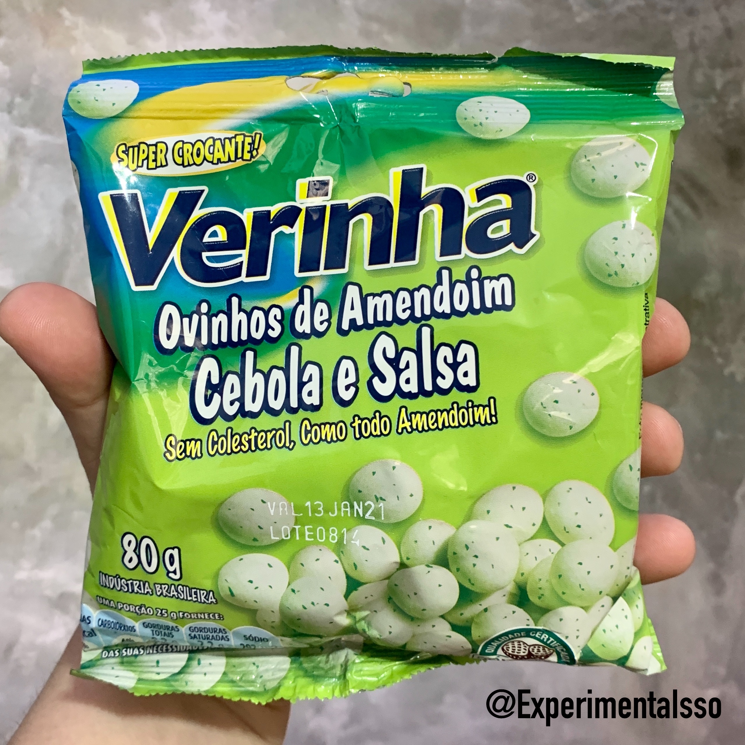 🇧🇷Verinha Ovinhos de Amendoim Cebola e Salsa