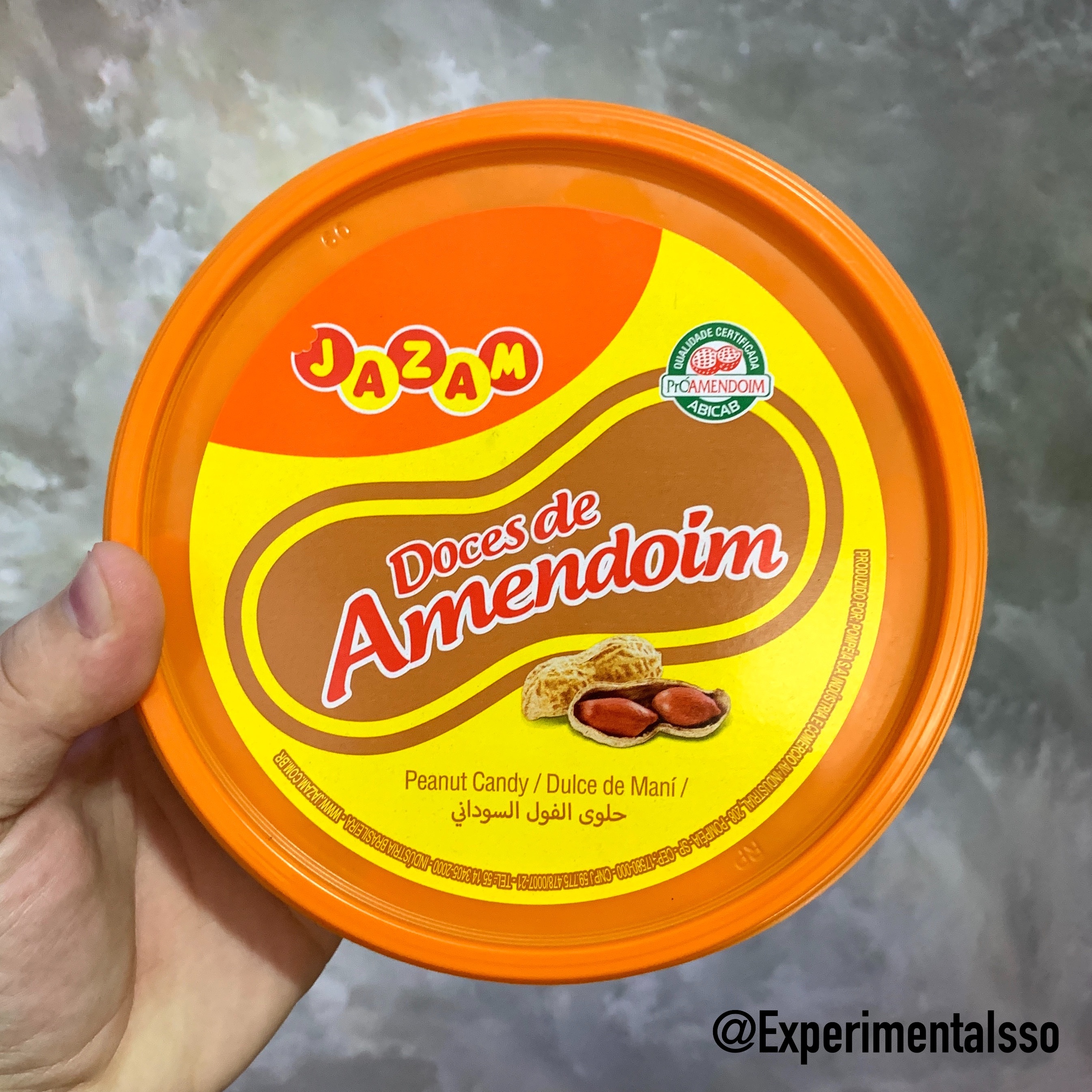 🇧🇷Doce de Amendoim GIBI Jazam (Paçoca da Fazenda)