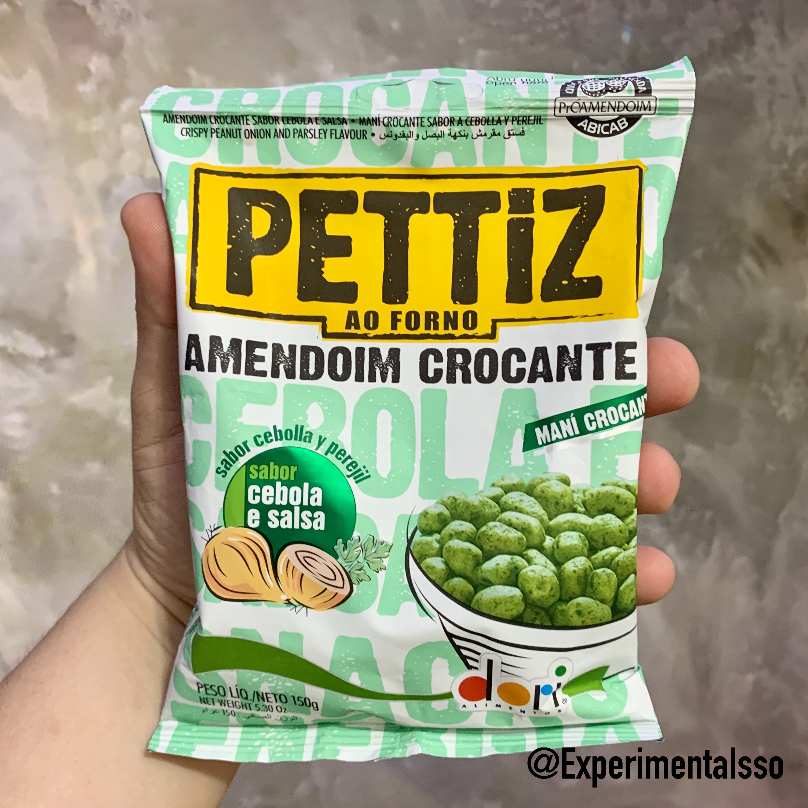 🇧🇷Pettiz Amendoim Crocante Cebola e Salsa