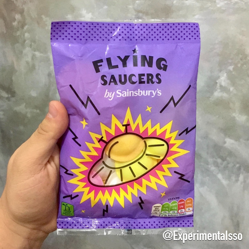 🇬🇧O pior doce Halloween! 🤦‍♂️ Flying Saucers by Sainsbury’s