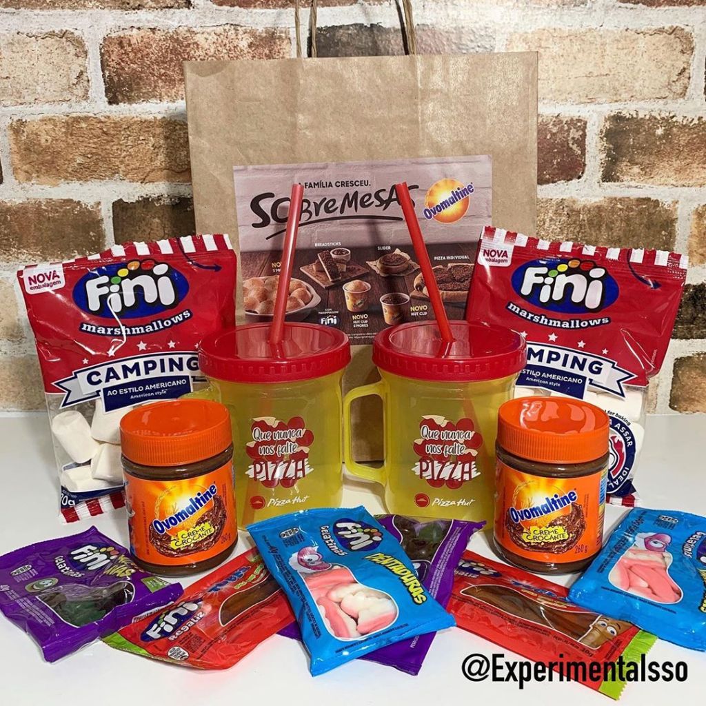 🇧🇷Novas sobremesas da Pizza Hut com Ovomaltine e Fini! 😋