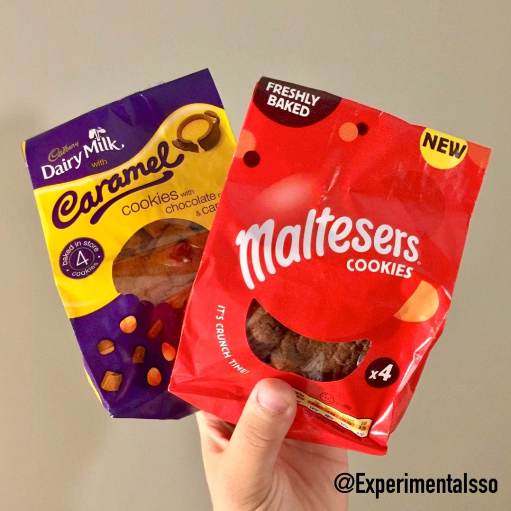 🇬🇧Cookies de Maltesers e Chocolate Cadbury com Caramelo😍