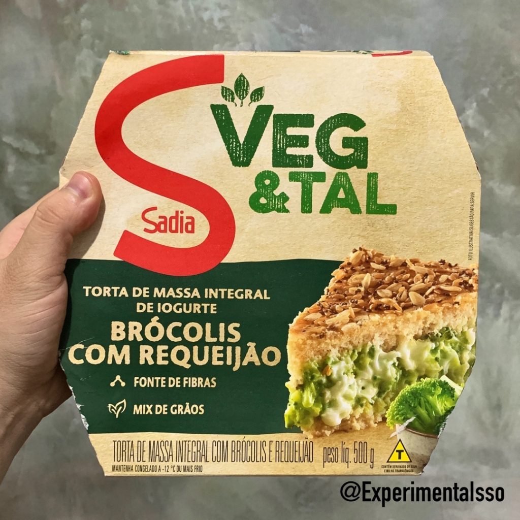 🇧🇷Sadia Veg&Tal – Torta de Brócolis e Requeijão😋