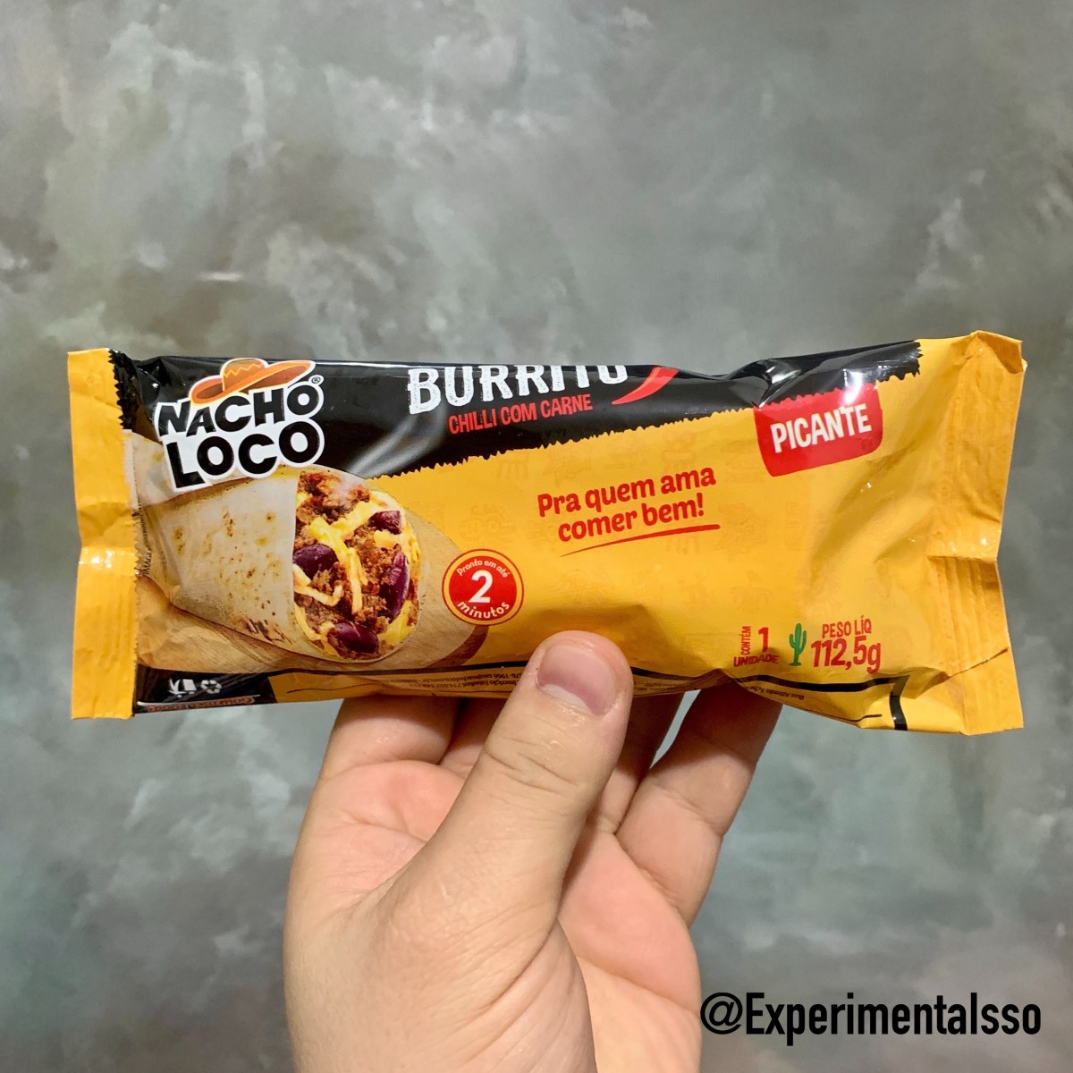 🇧🇷Nacho Loco Burrito sabor Chilli com Carne