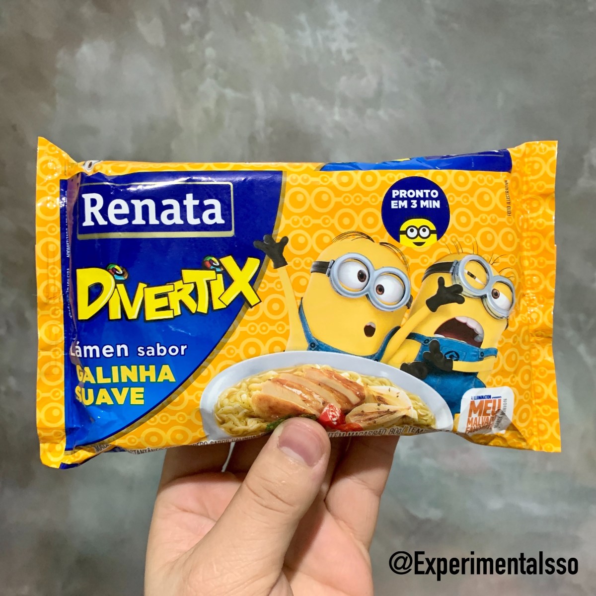 🇧🇷Renata Lamen Divertix Minions Sabor Galinha Suave (2020)