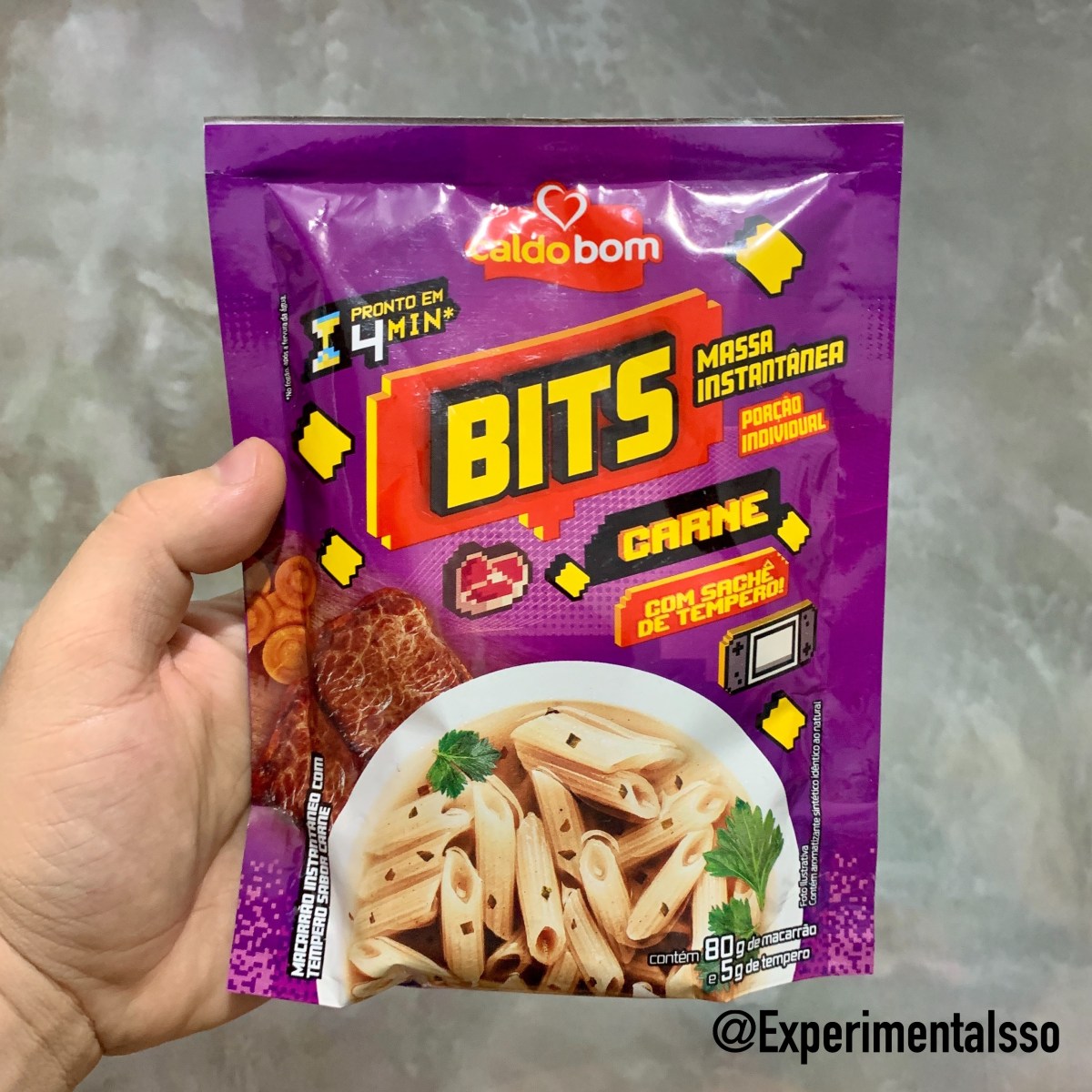 🇧🇷Caldo Bom Massa Instantânea Bits sabor Carne