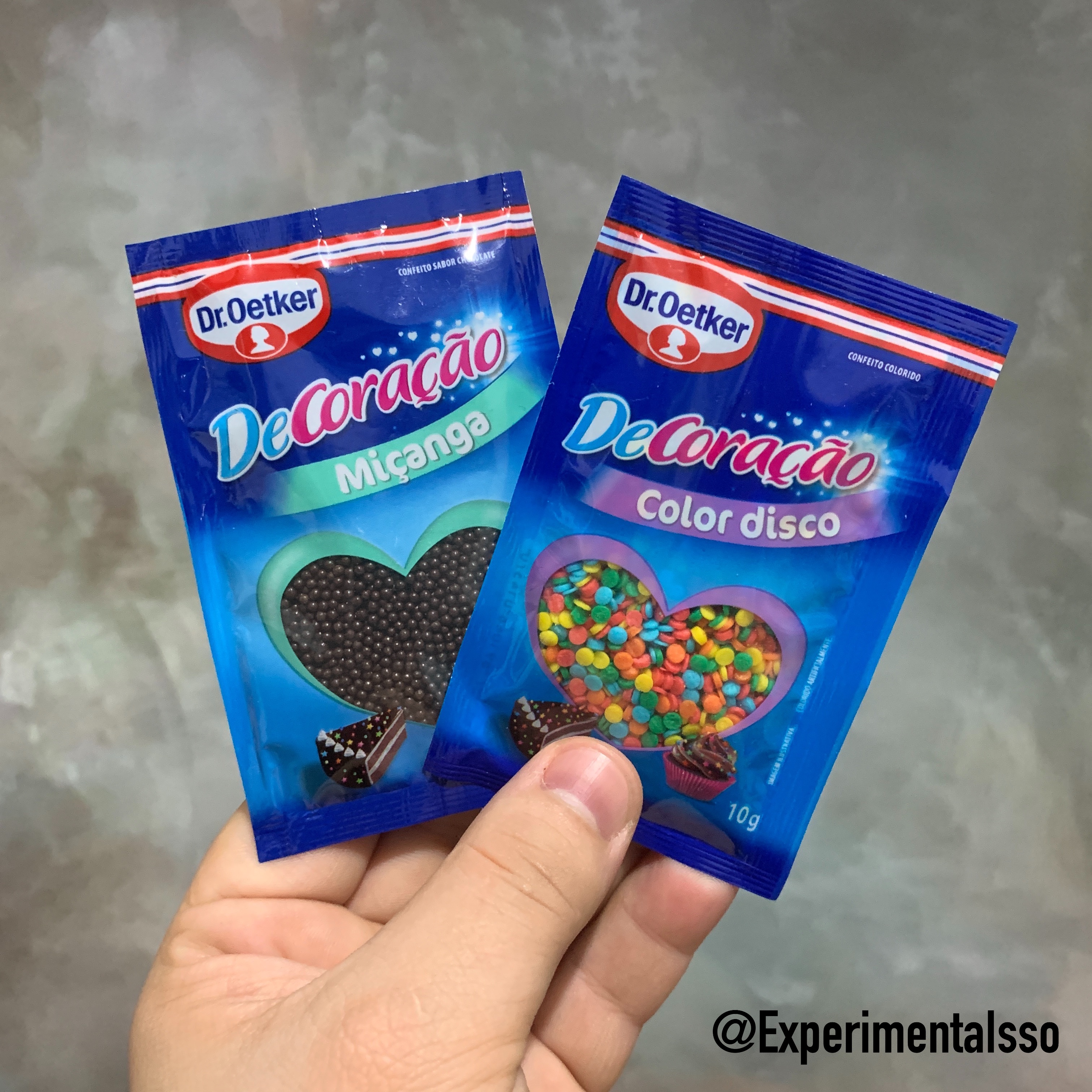 🇧🇷Dr.Oetker DeCoração – Color Disco e Miçanga de Chocolate (Pacote pequeno de confeitos)