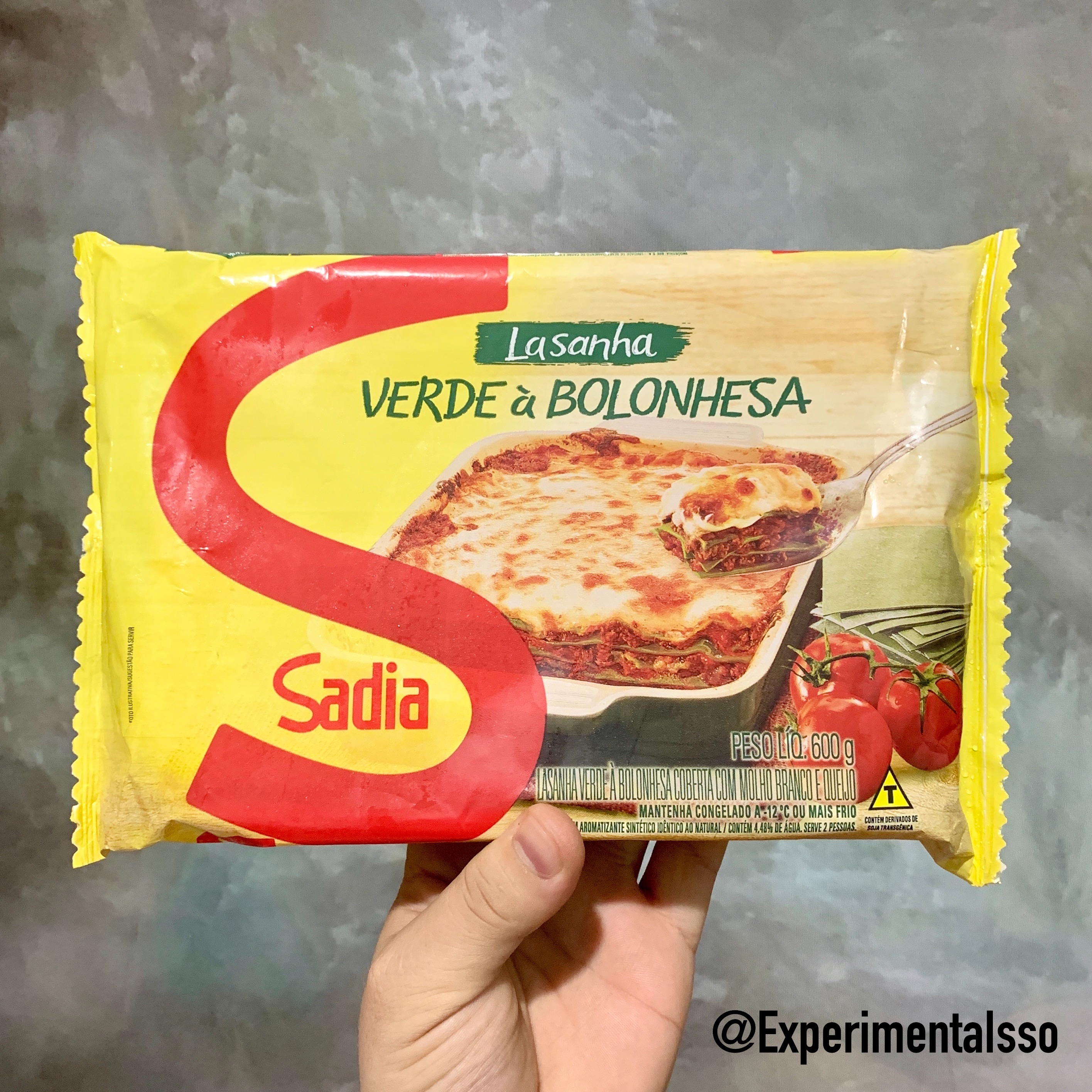 🇧🇷Sadia Lasanha Verde a Bolonhesa