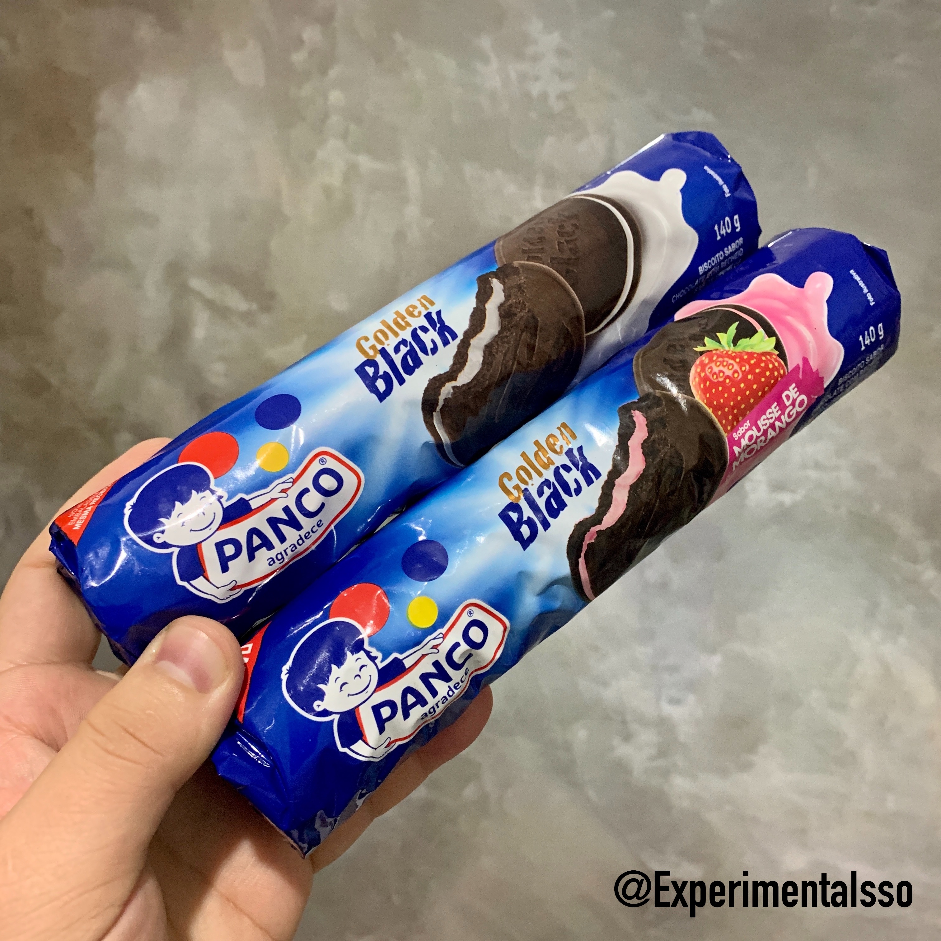 🇧🇷Panco Golden Black – Chocolate com Baunilha e Mousse de Morango