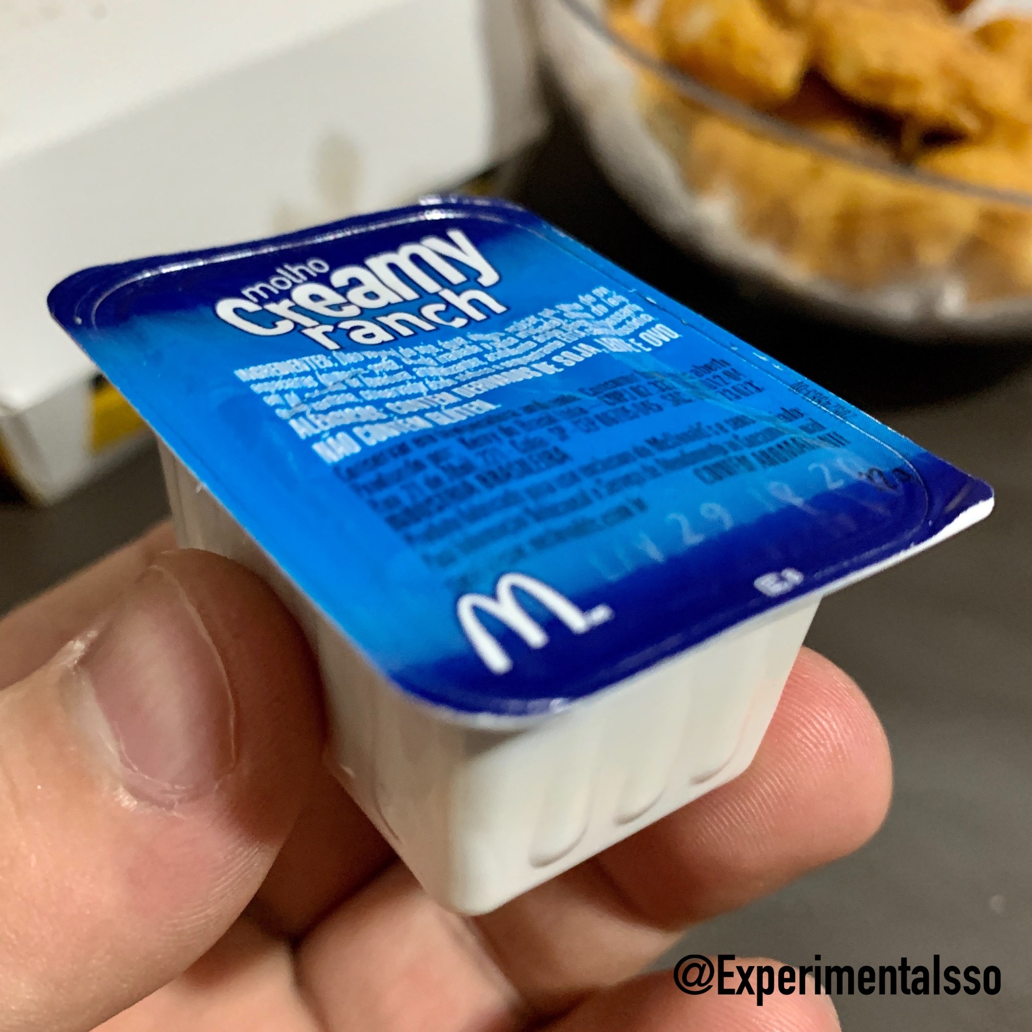 🇧🇷McDonald’s – Molho Creamy Ranch (Sauce/Dip) – @ExperimentaIsso