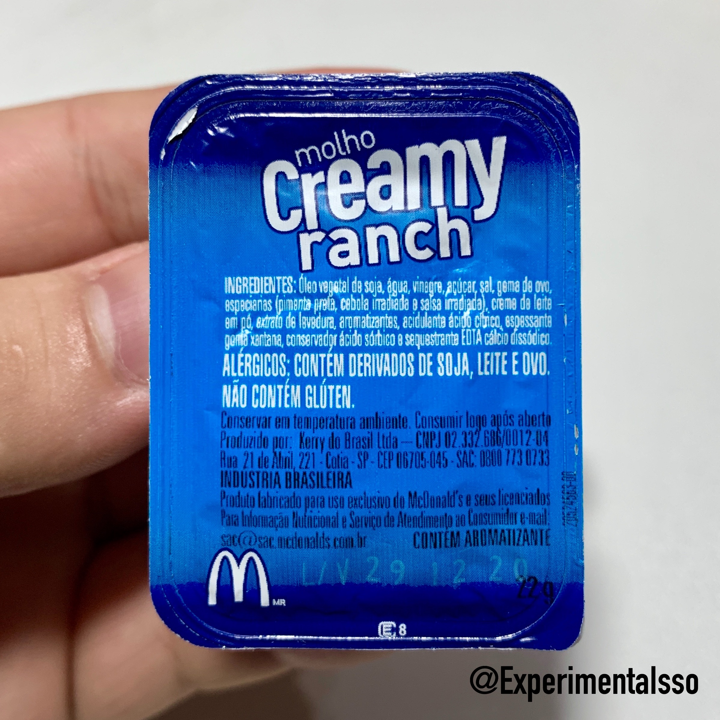 🇧🇷McDonald’s – Molho Creamy Ranch (Sauce/Dip)