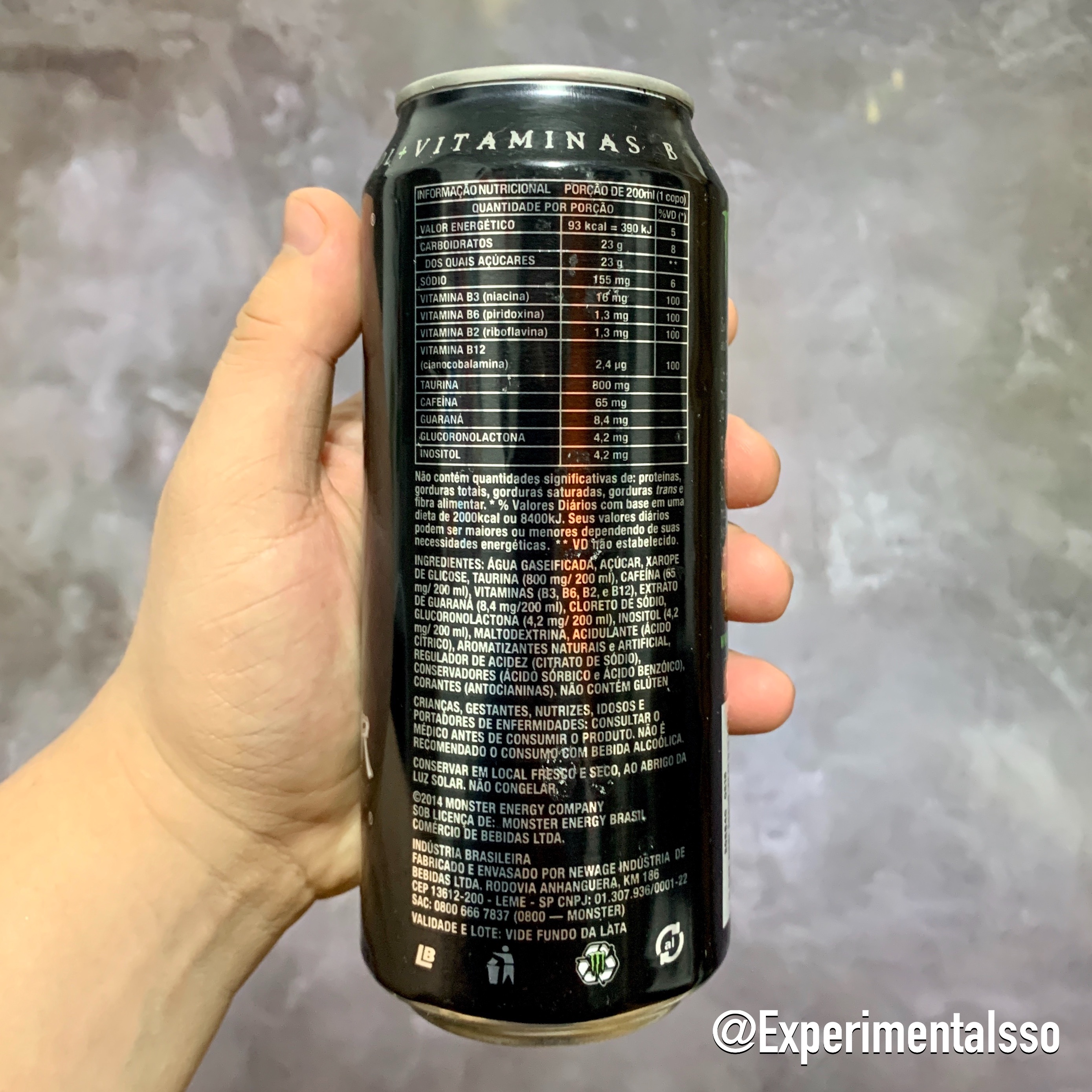 Monster Energy Original: O Clássico dos Energéticos – @ExperimentaIsso