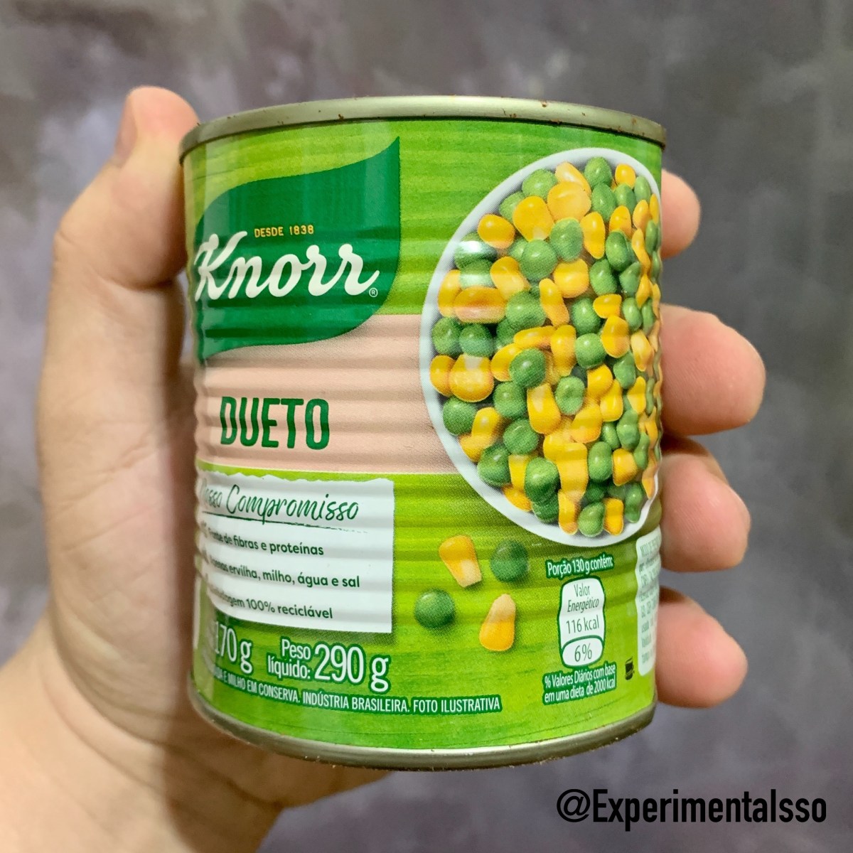 🇧🇷Knorr Dueto Milho e Ervilha em Lata