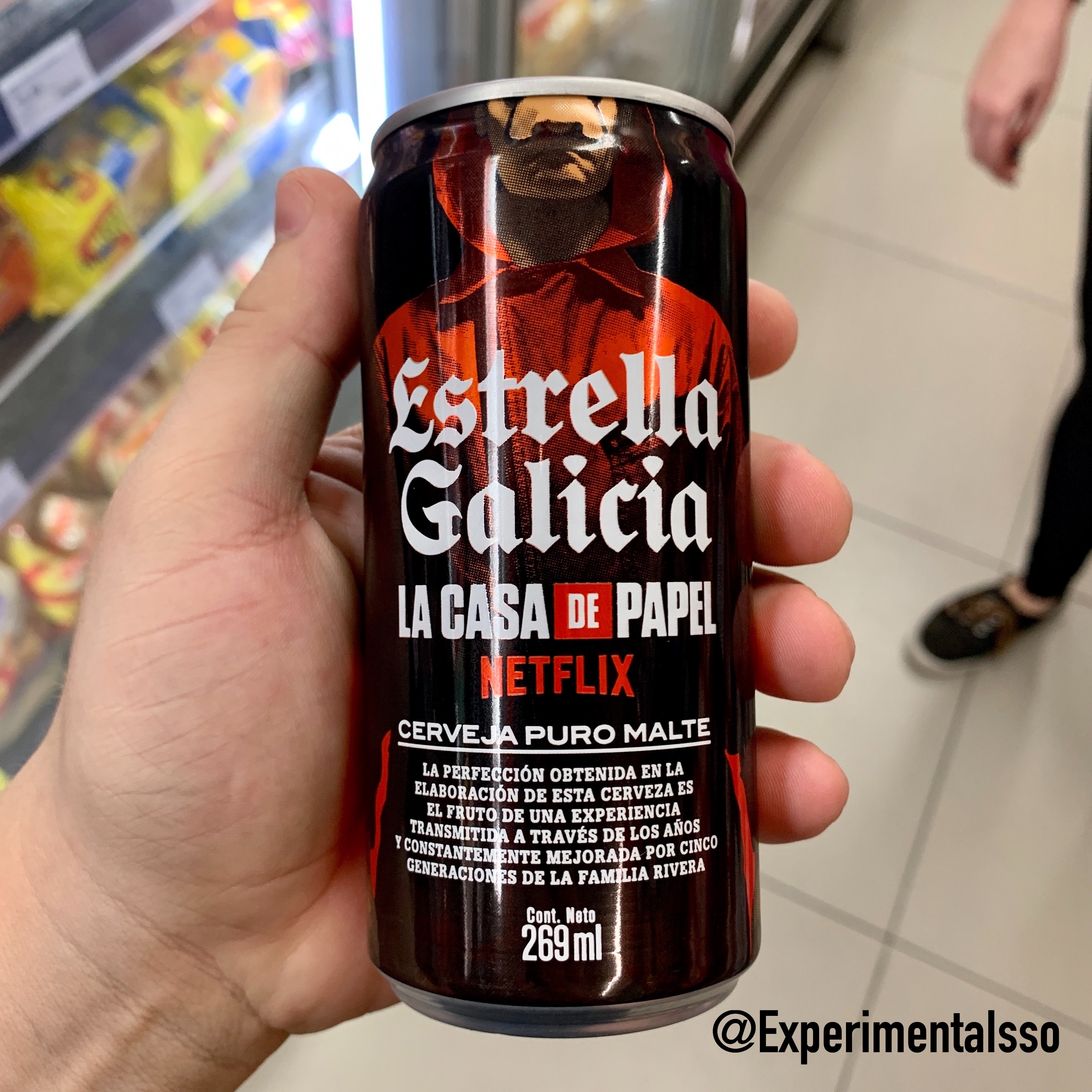 🇧🇷Cerveja Estrella Galicia Edição La Casa de Papel Netflix