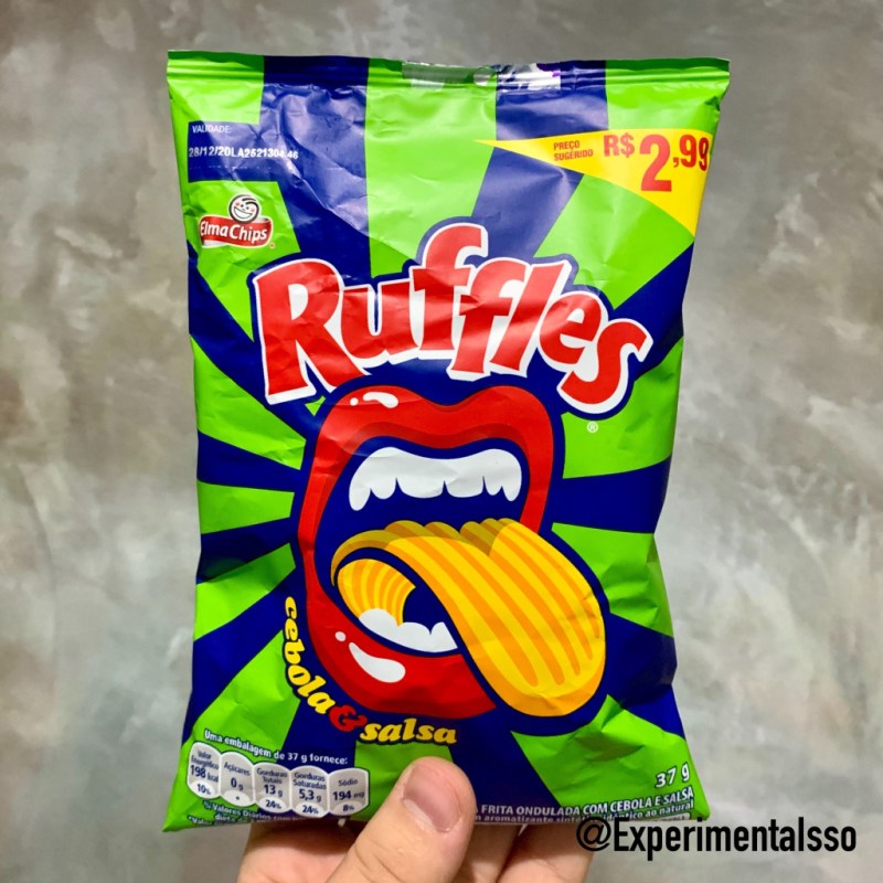 🇧🇷Ruffles sabor Cebola e Salsa