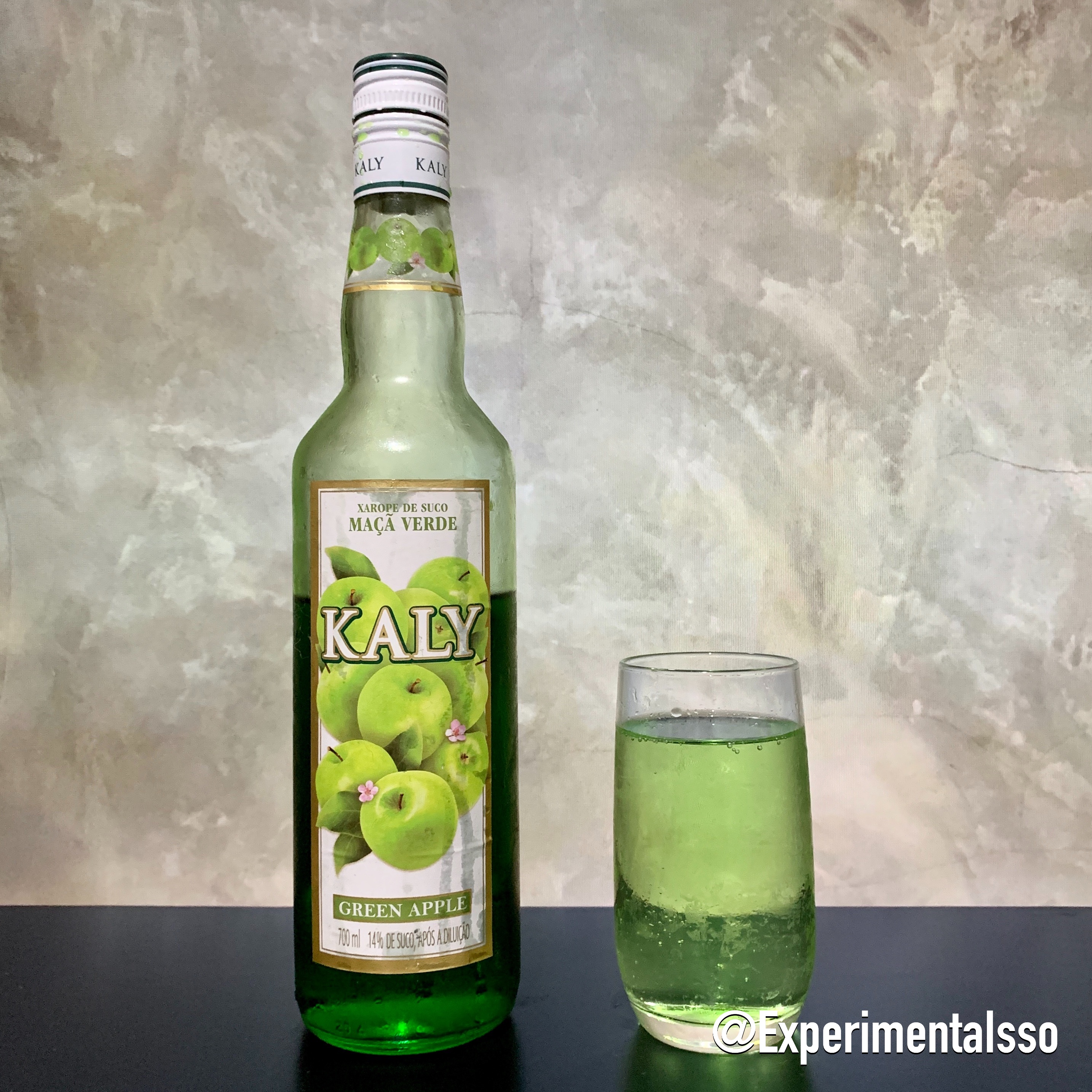 🇧🇷Kaly – Xarope Sabor Maçã Verde para fazer Soda Italiana e outras bebidas