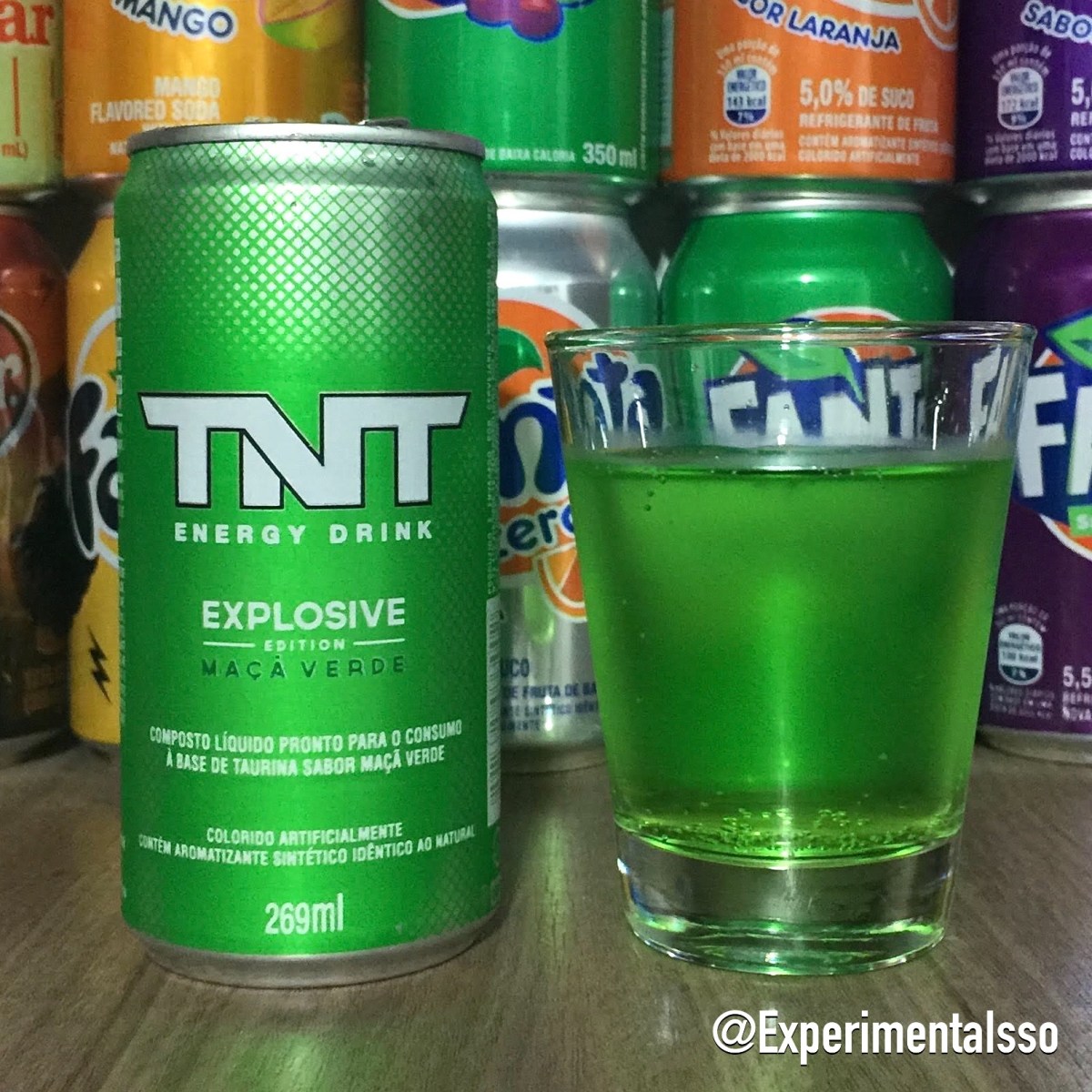 🇧🇷TNT Energy Drink – Explosive Edition – Sabor Maçã Verde (2018)