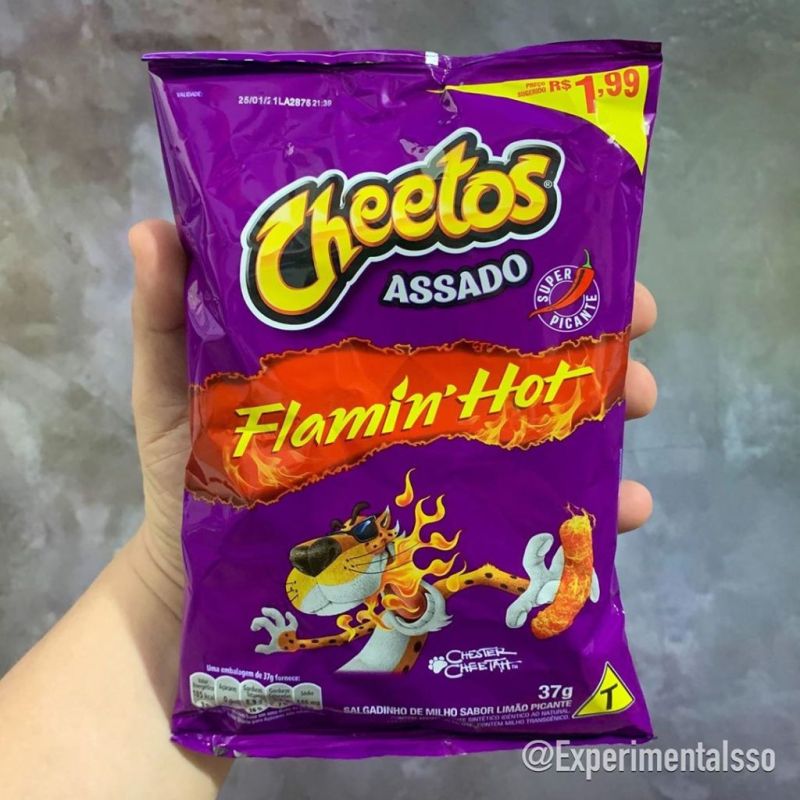 🇧🇷Cheetos Flamin’ Hot no Brasil!