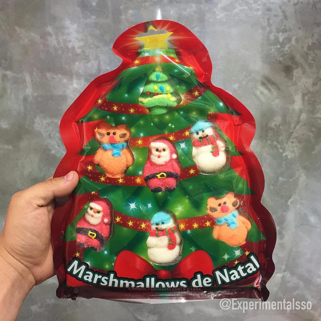 Marshmallows de Natal