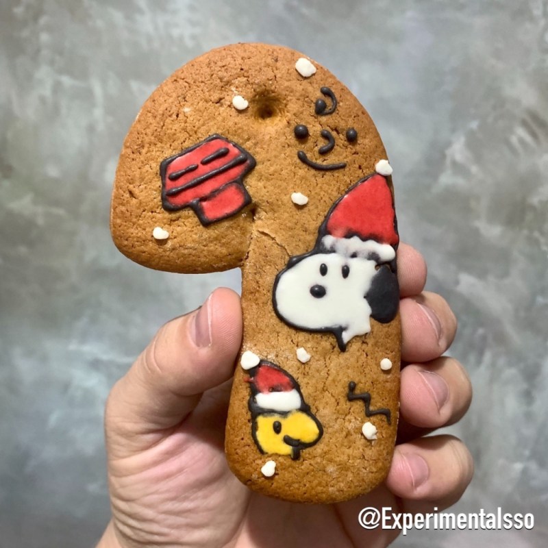 🇧🇷Gingerbread do Snoopy e Woodstock😍