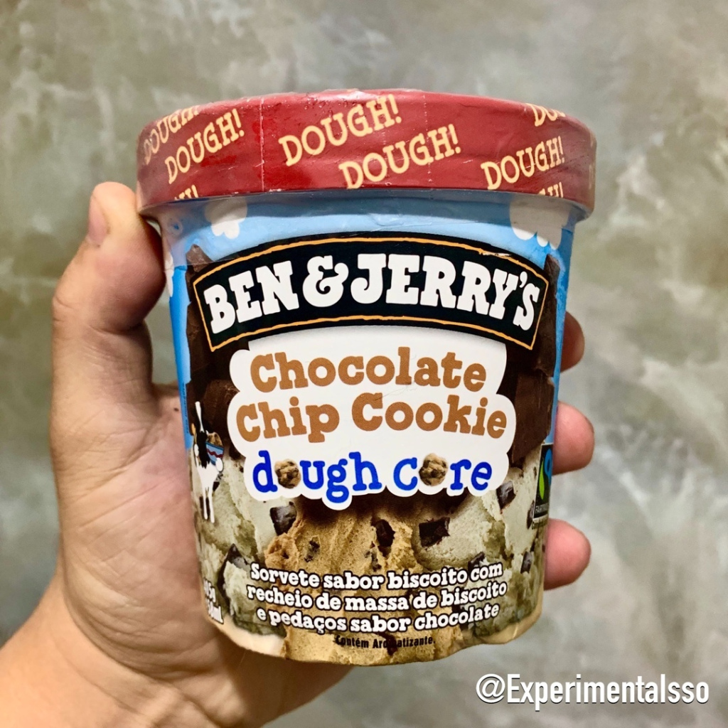 🇧🇷Ben e Jerry’s Chocolate Chip Cookie Dough Core! 😋