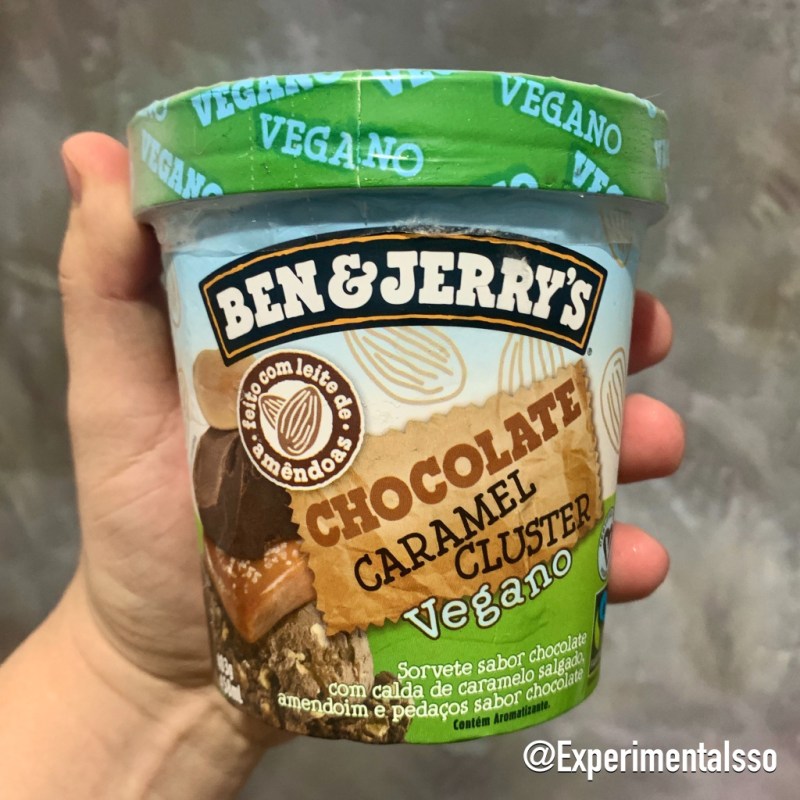 🇧🇷Sorvete Ben & Jerry’s Vegano 😌 – Chocolate Caramel Cluster