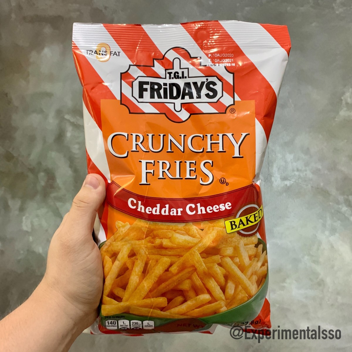 🇺🇸🇧🇷TGI Fridays Snacks – Crunchy Fries – Cheddar Cheese (USA, 2020)