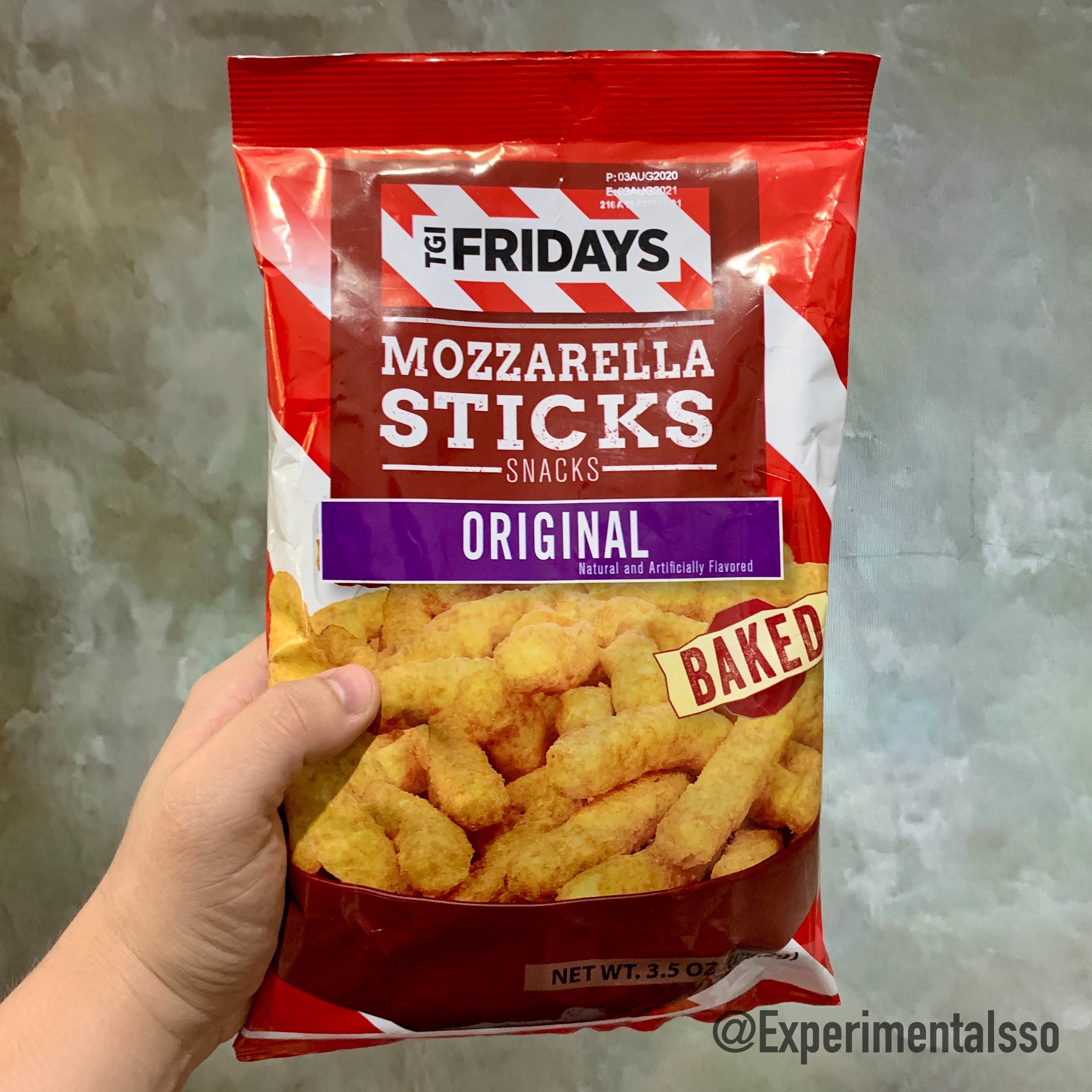 🇺🇸🇧🇷TGI Fridays Snacks – Mozzarella Sticks – Original (USA, 2020)