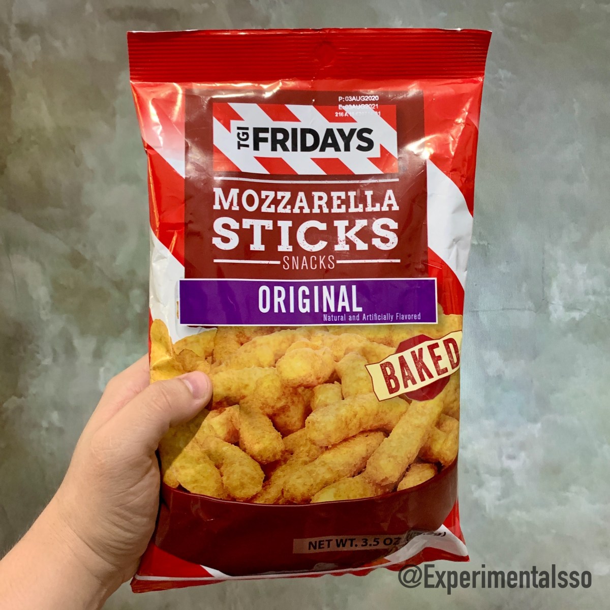 🇺🇸🇧🇷TGI Fridays Snacks – Mozzarella Sticks – Original (USA, 2020)