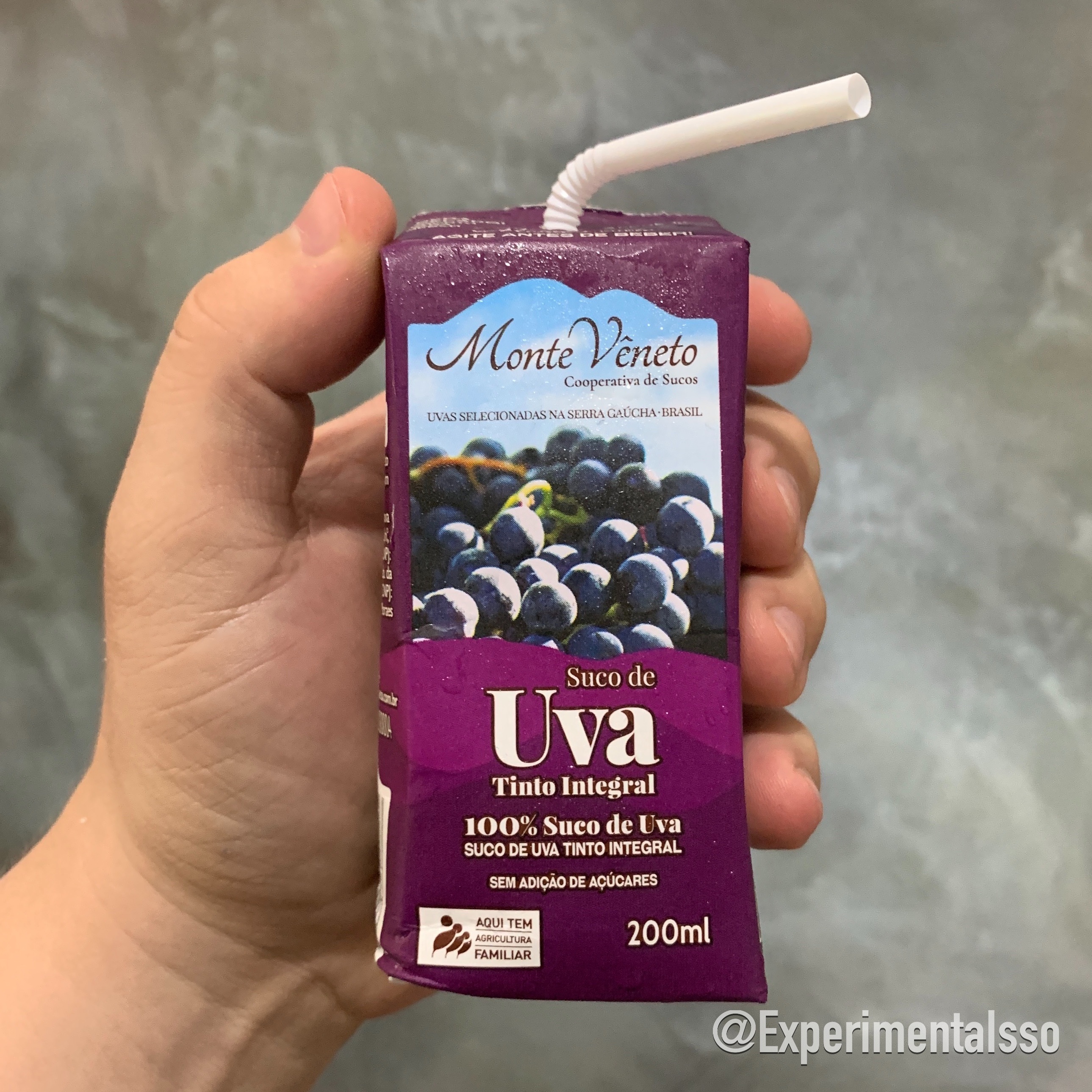 🇧🇷Suco Monte Vêneto de Caixinha (Suco de uva tinto integral)