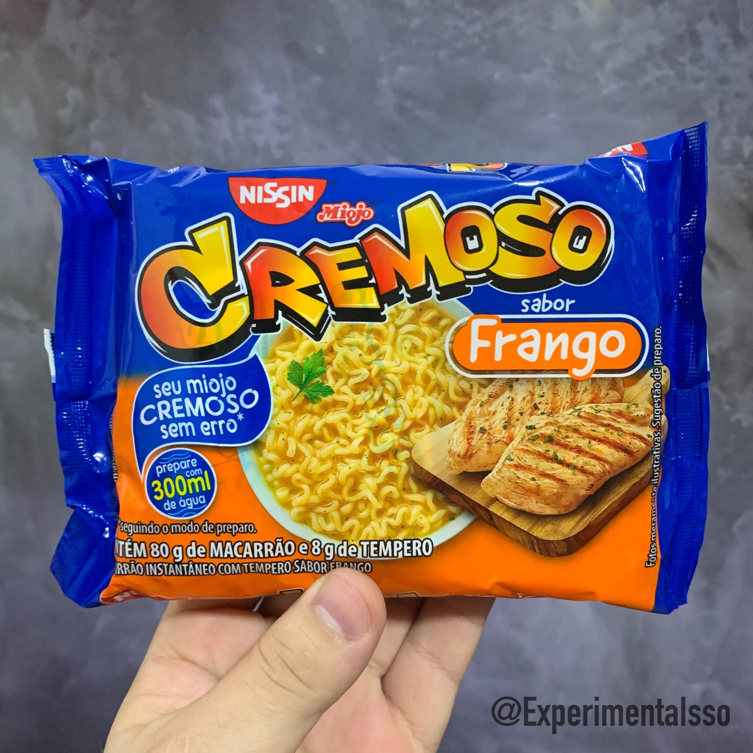 🇧🇷Nissin Miojo Cremoso – Sabor Frango (Brasil, 2020)