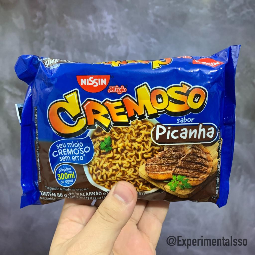 🇧🇷Nissin Miojo Cremoso – Sabor Picanha (Brasil, 2020)