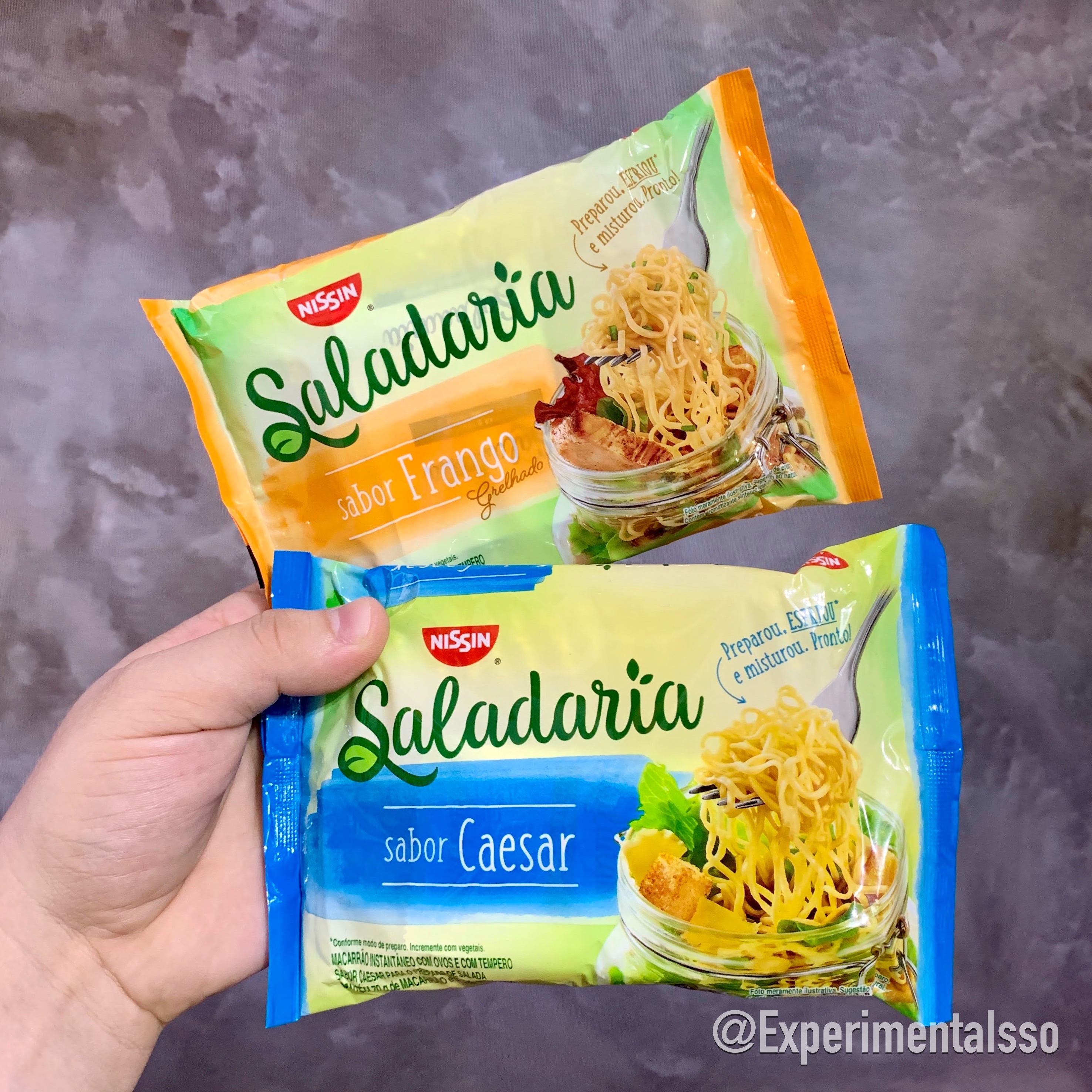 🇧🇷Nissin Saladaria – Sabor Frango e Sabor Caesar (Brasil, 2020)