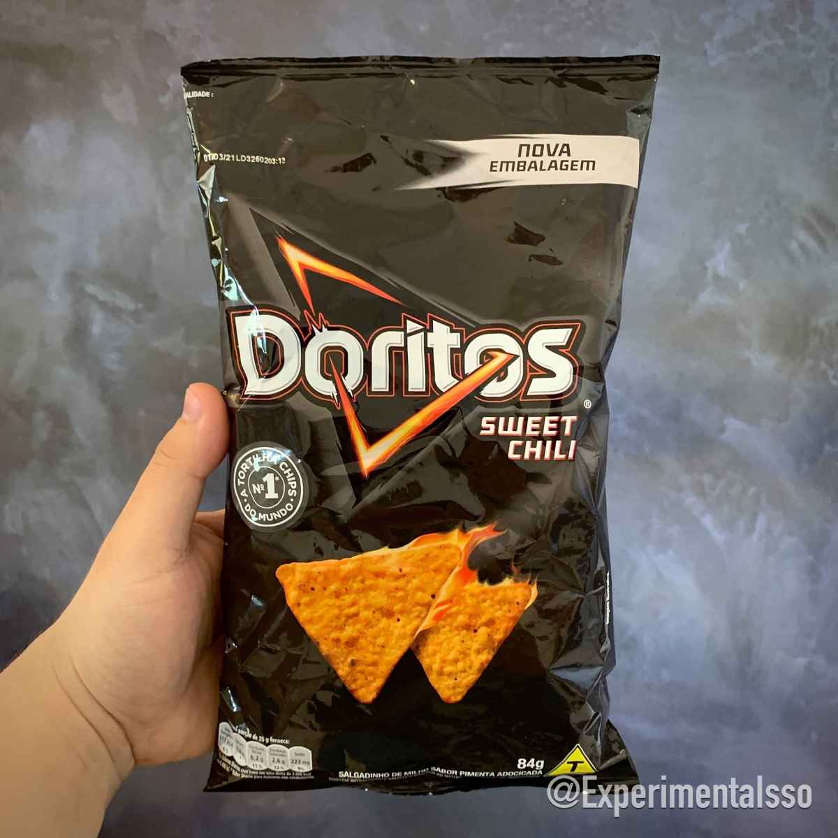 Doritos Sweet Chili – Nova Embalagem 2021