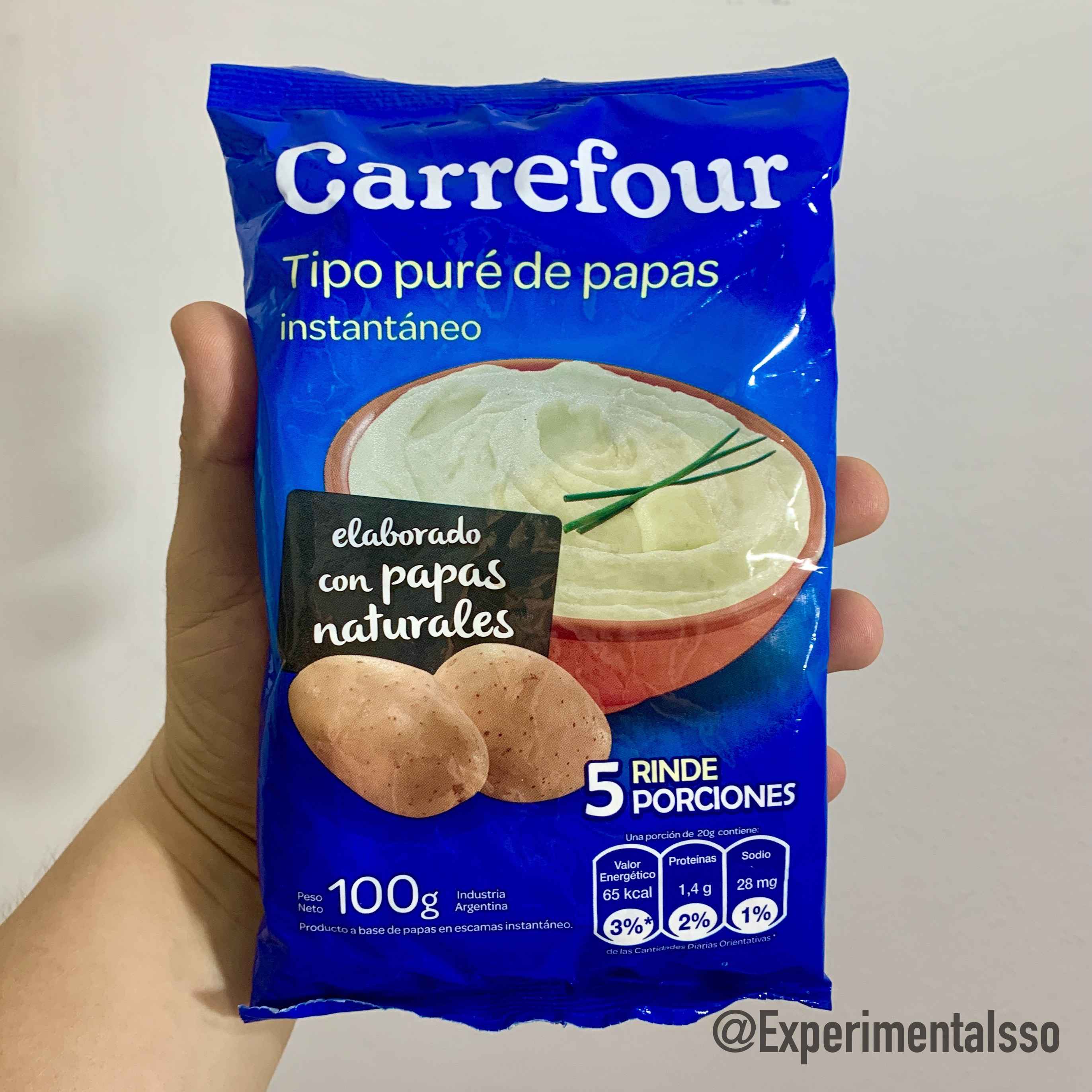 🇧🇷🇦🇷Carrefour – Purê de Batatas Instantâneo (Brasil, 2021)