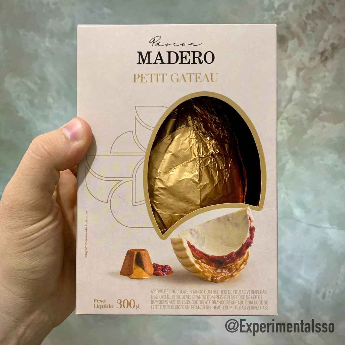 Ovo de Páscoa Madero Petit Gateu (Brasil, 2021)